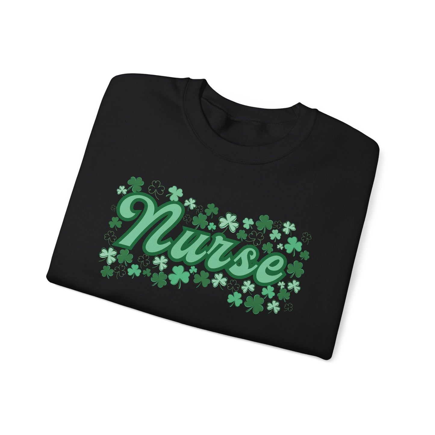 Nurse St. Patricks Clover Sweatshirt, ED RN, nurse sweater, St. Paddys nurse sweater, Pediatrics, Med Surg, NICU