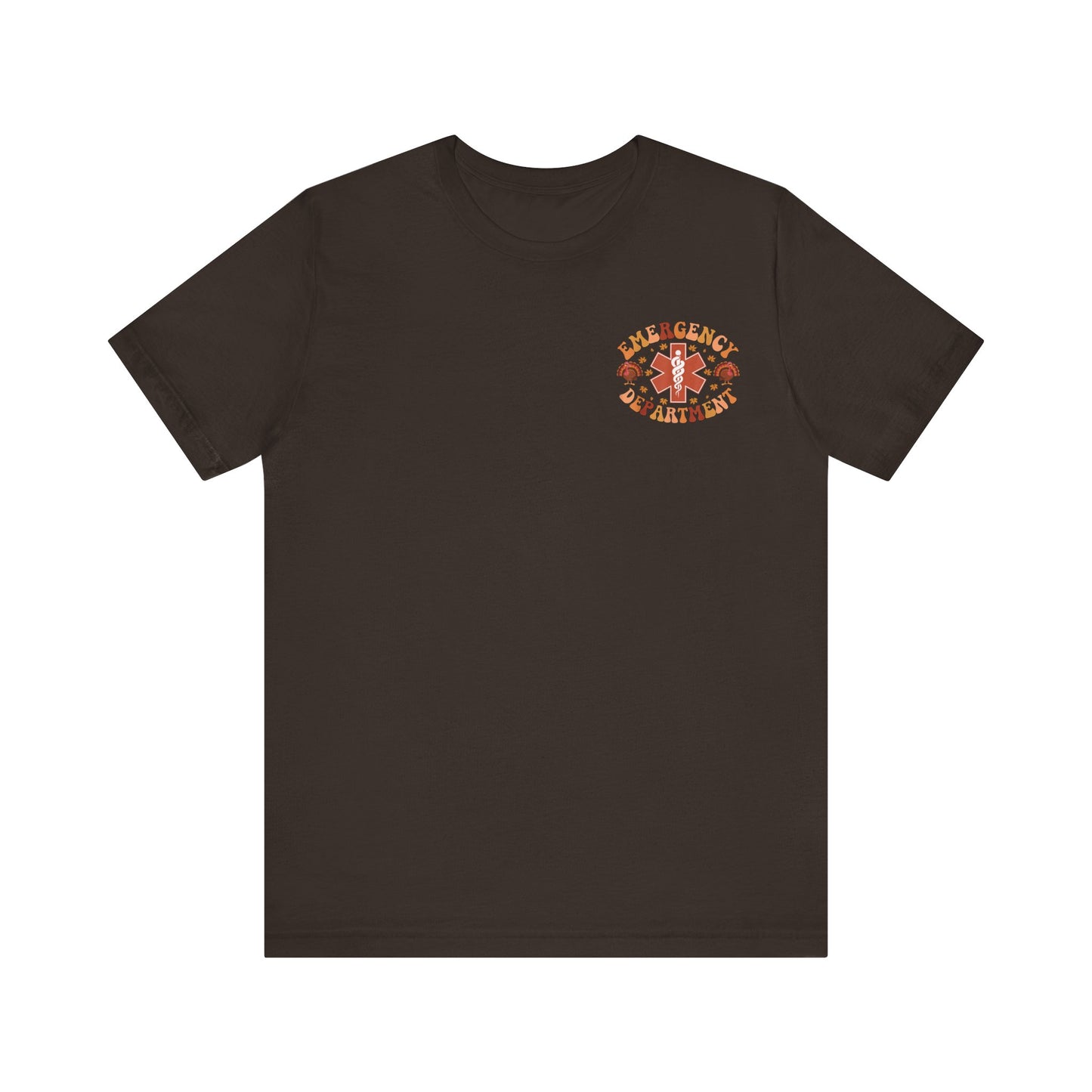 Turkey front ED sign, thanksgiving theme ED Nurse , pediatric nurse shirt, gildan turkey nurse shirt, Peds nurse,fall nurse shirt