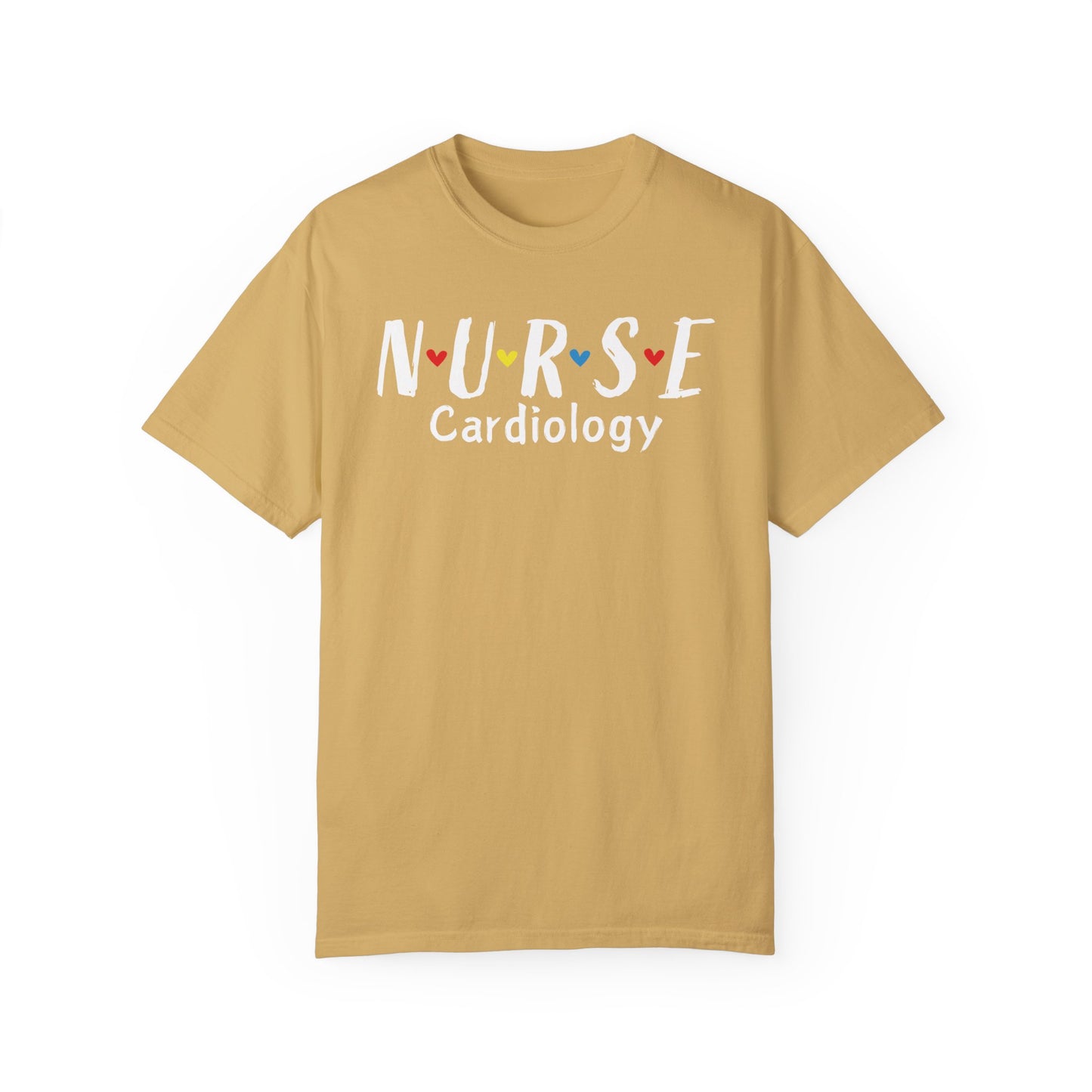 Cute Heart Nurse Cardiology Comfort Colors Shirt