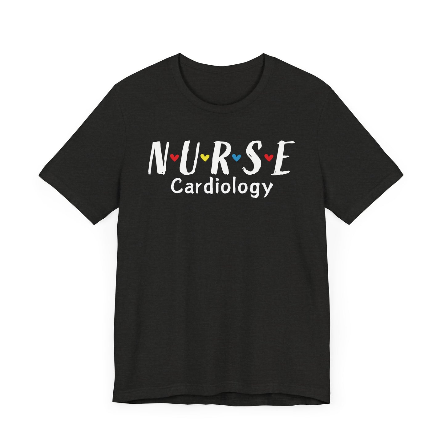 Cute Heart Nurse Cardiology Bella Canvas Shirt
