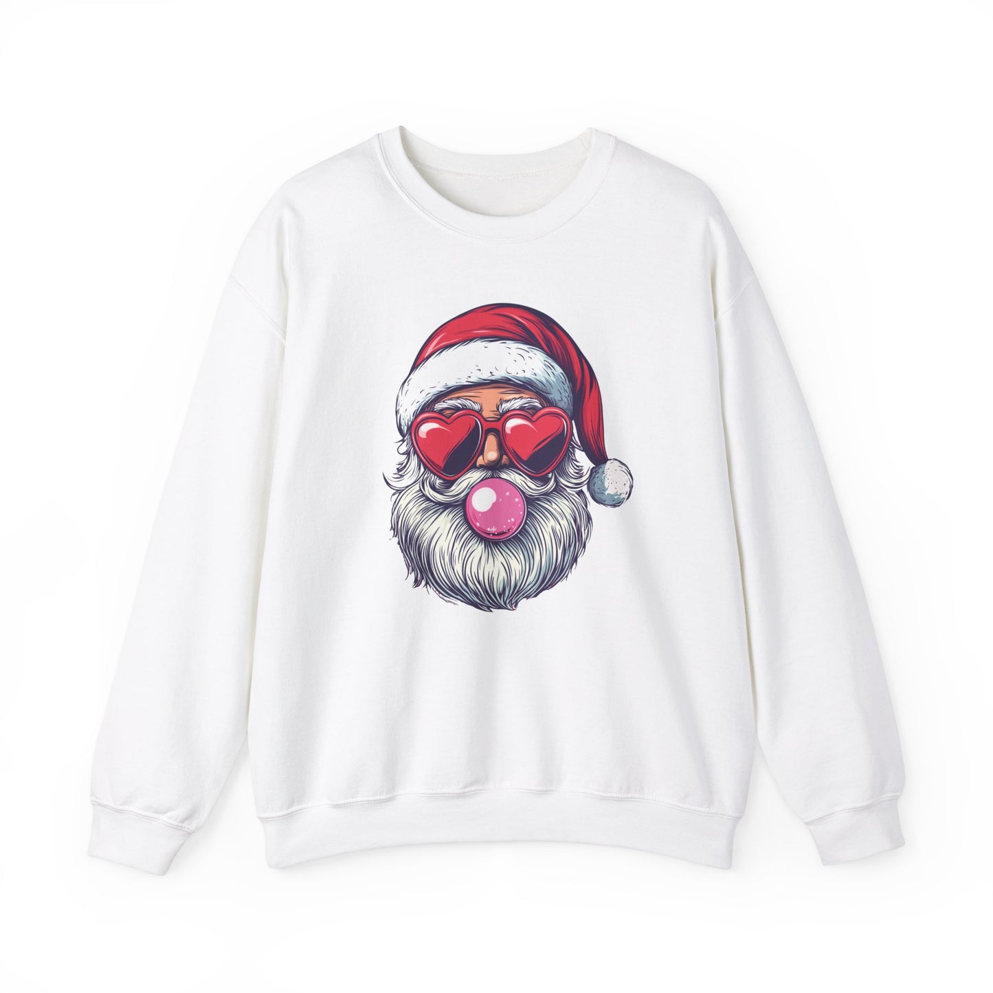 Super cute Santa Blowing Bubblegum sweatshirt