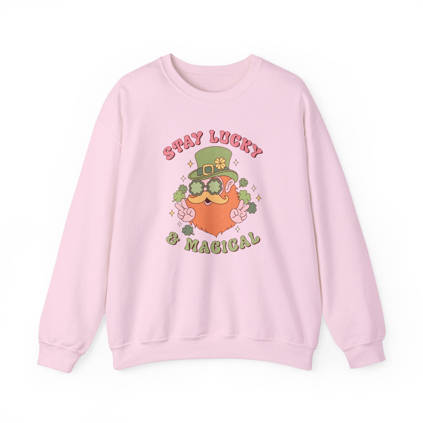 Stay Lucky and magical leprechaun Nurse St. Patricks Day Sweatshirt,  RN sweatershirt, ER Nurse, NICU Nurse, PICU nurse, clover, lucky nurse sweatshirt.