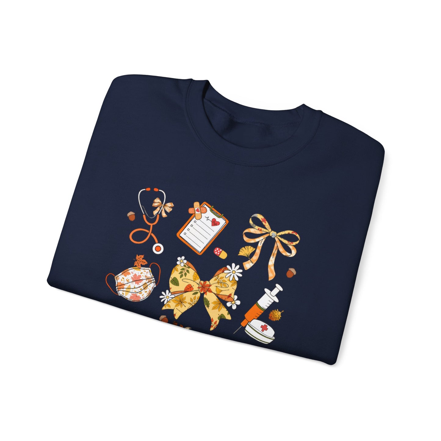 Cute Fall nurse Sweatshirt for all Fall Months, Nurse shirt, gift for nurse, coquette bow, everything fall