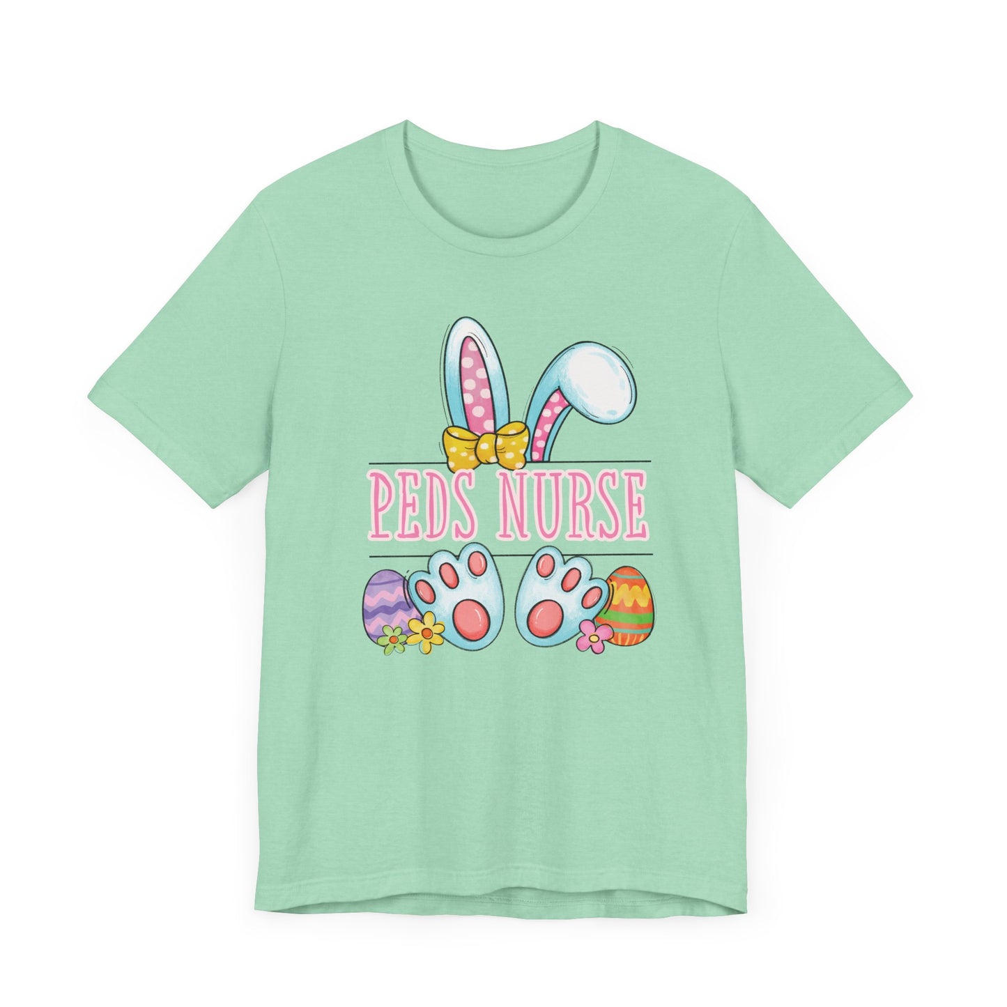 Easter Women Shirt, Retro Chick,Peds Nurse shirt, Easter nurse,