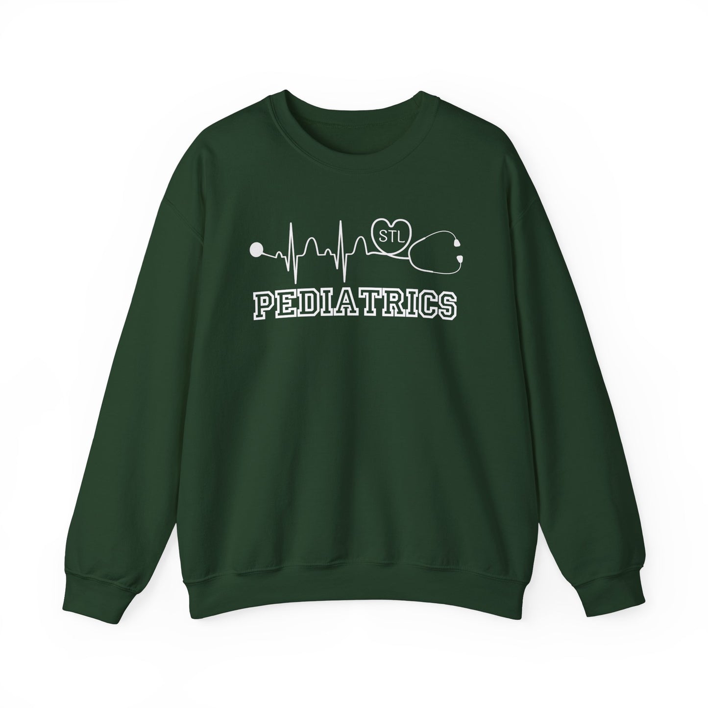 STL Pediatrics RN Comfy Gildan Sweatshirt, EKG STL  love, wear out or at work!