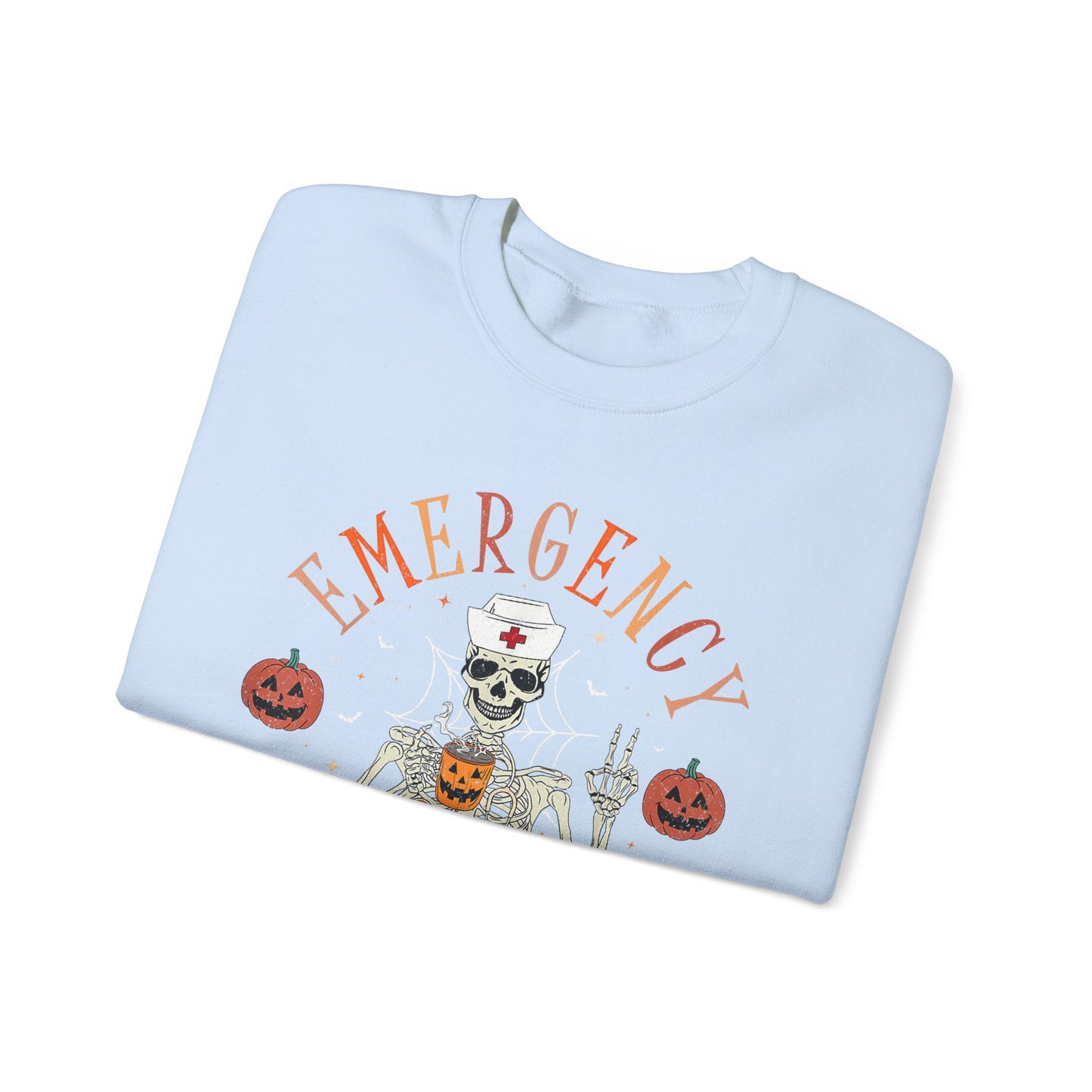 Skeleton ED Nurse , pediatric nurse Halloween shirt, gildan skeleton nurse sweatshirt, Peds nurse , Spooky nurse shirt