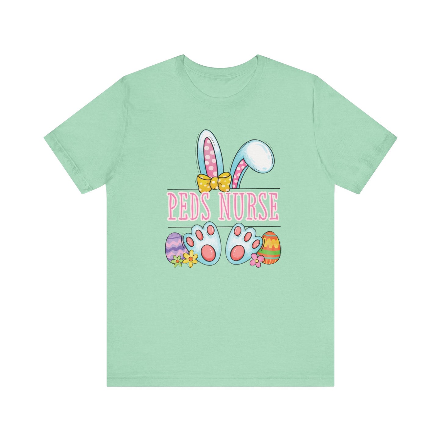 Easter Women Shirt, Retro Chick,Peds Nurse shirt, Easter nurse,
