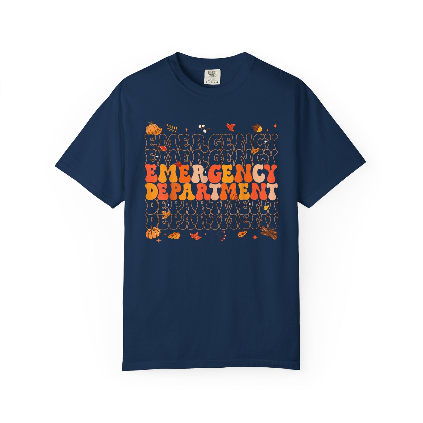 Emergency Fall comfort colors comfy tshirt,  thanksgiving nurse tshirt