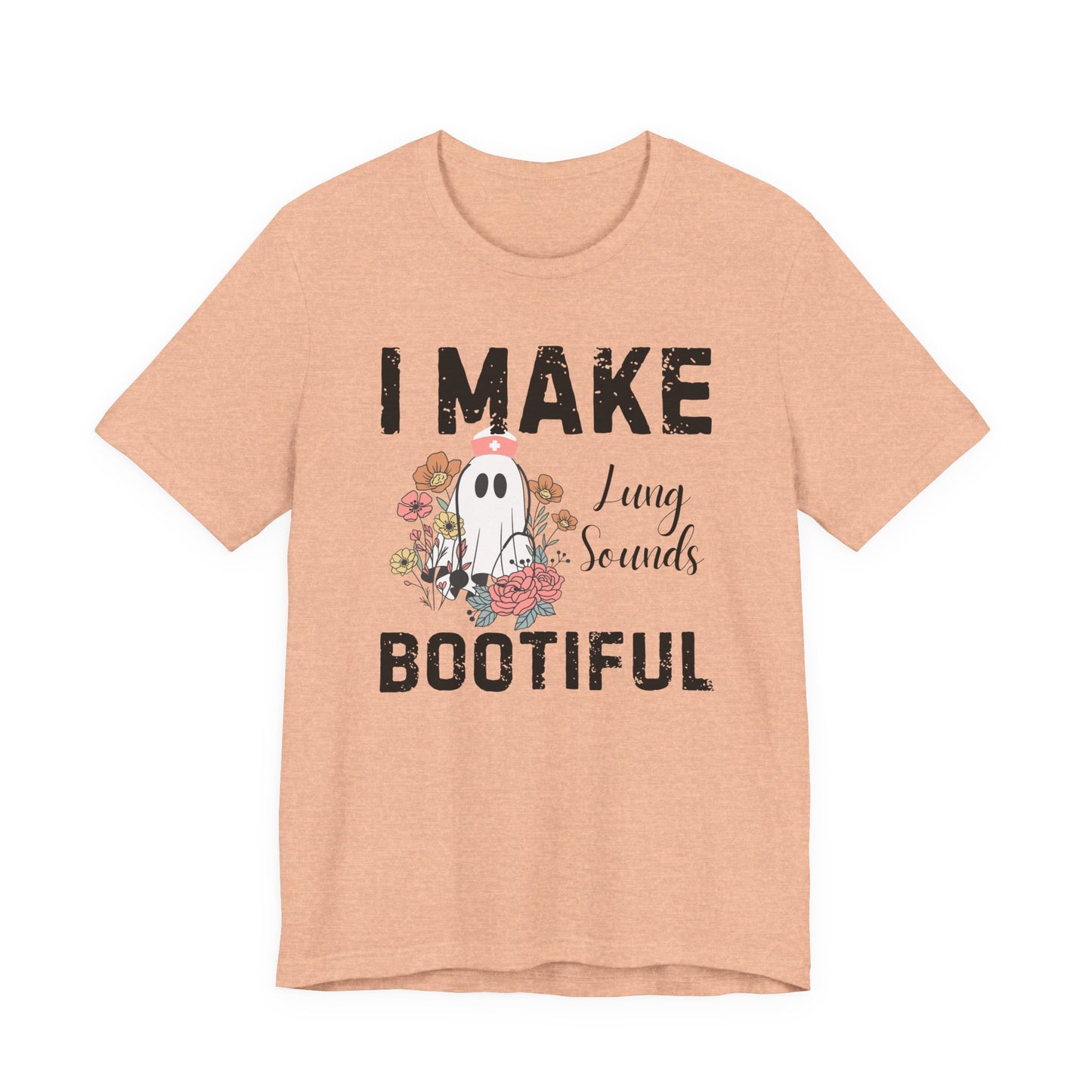 I make lung sounds beautiful t shirt, ghost nurse shirt , emergency nurse, RN Halloween shirt , comfort colors shirt, ER RN, medical shirt