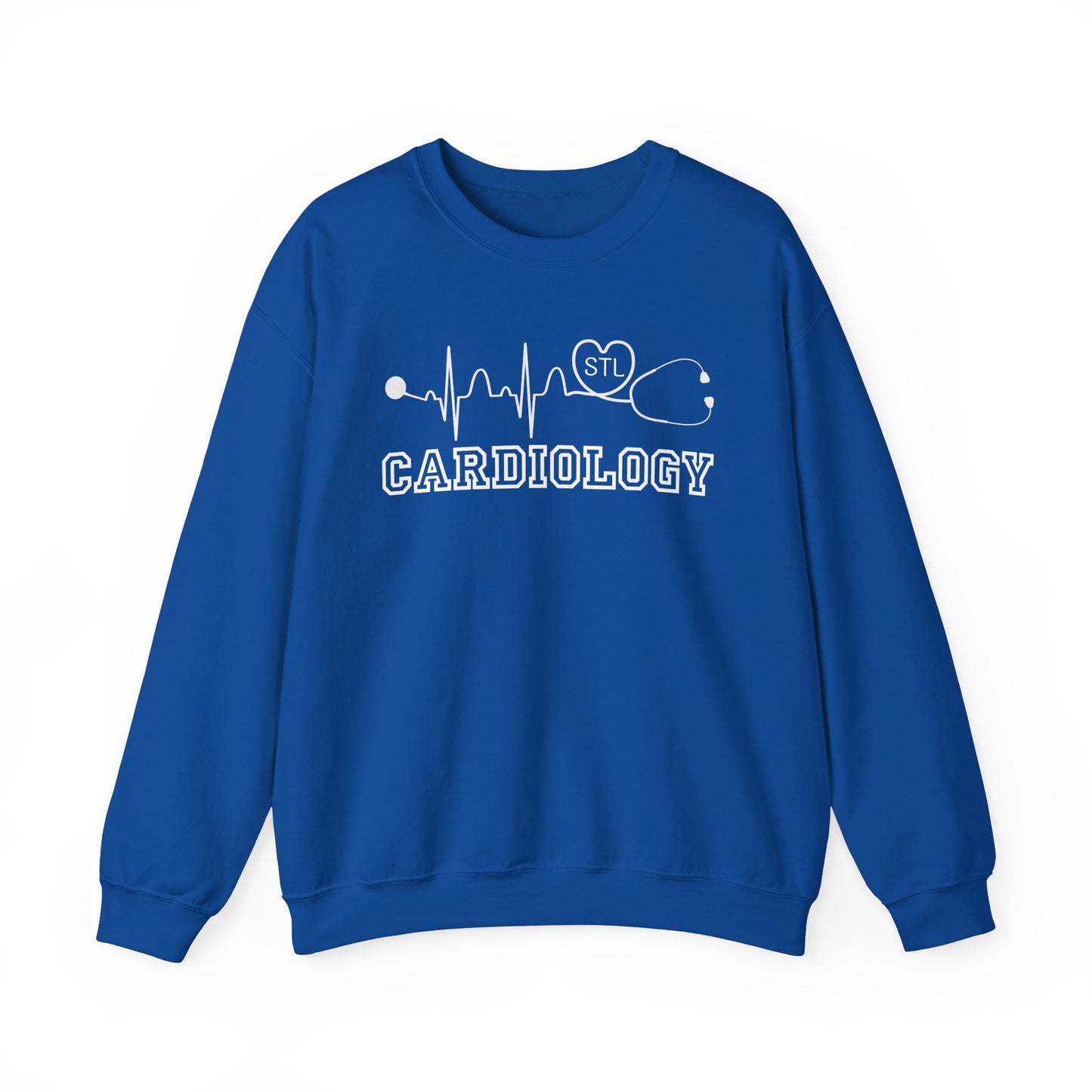 STL Cardiology EKG RN Comfy Gildan Sweatshirt, EKG STL  love, wear out or at work!