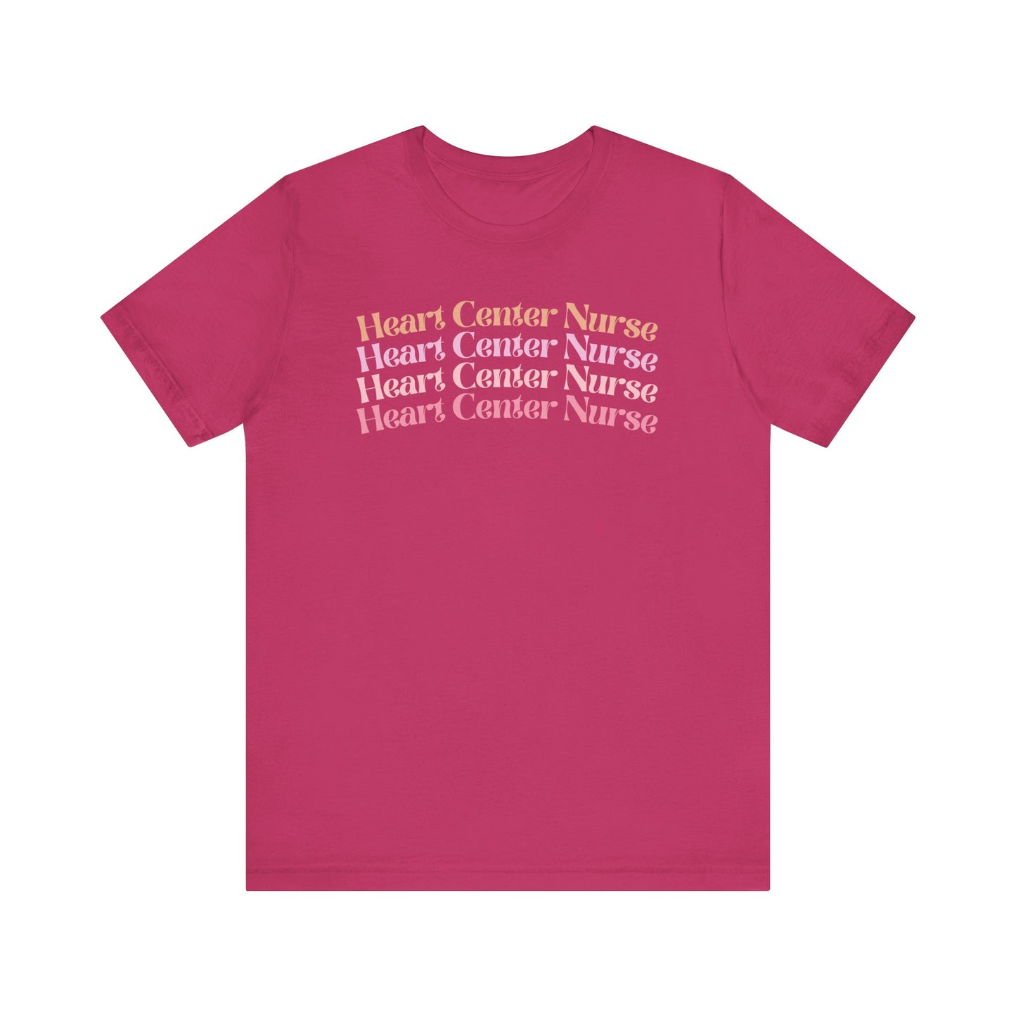 Heart Center Nurse Shirt, Cardiac Nurse Shirt, groovy nurse tees, nurse shirt for work, RN nurse shirt, cute nurse shirt, registered nurse