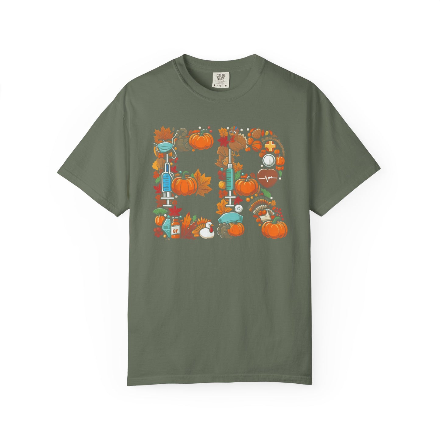 Comfort colors thanksgiving ER shirt