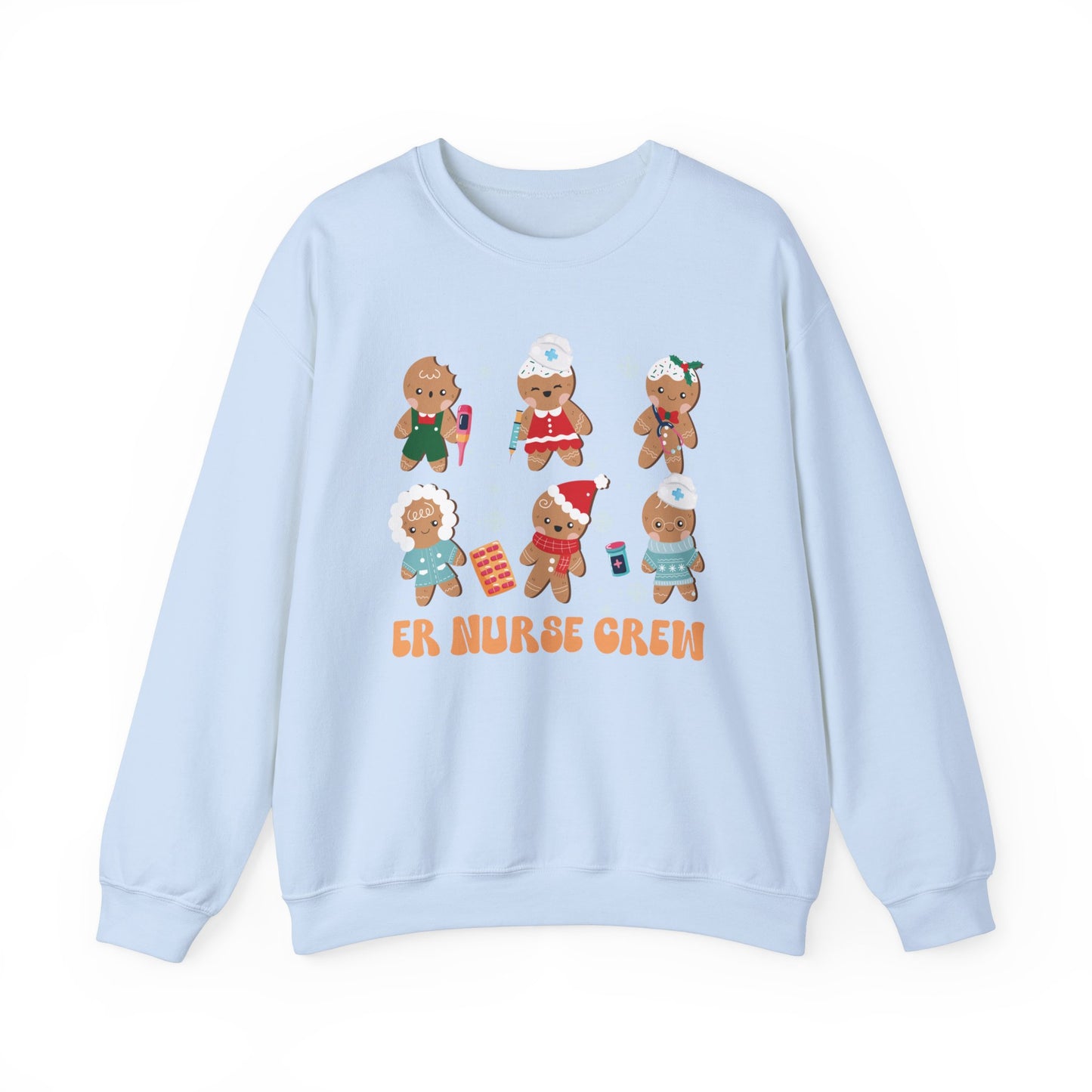 Nurse Christmas Sweatershirt, ER Crew, Gingerbread Sweatshirt, Gift for Nurse