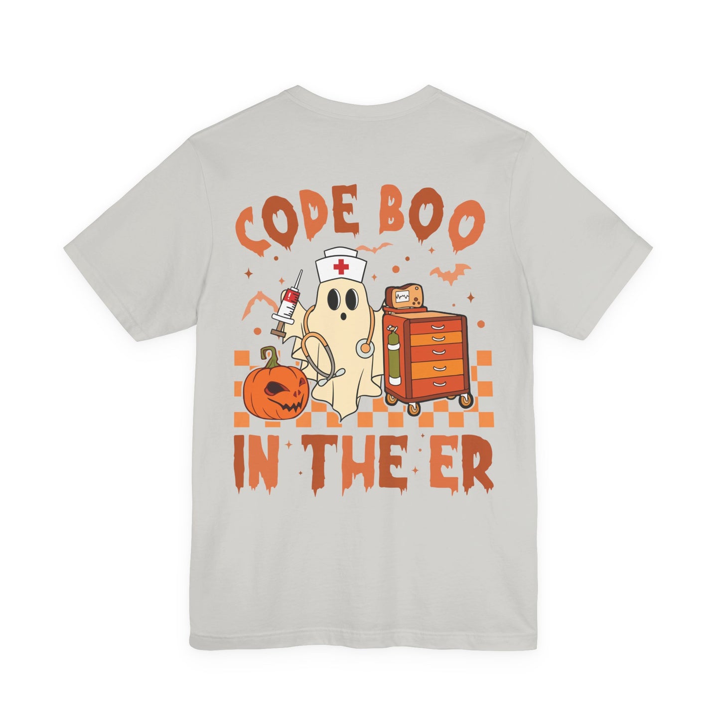 Code Boo in the ER, pediatric nurse Halloween shirt, ghost nurse shirt, Peds nurse , Spooky nurse shirt