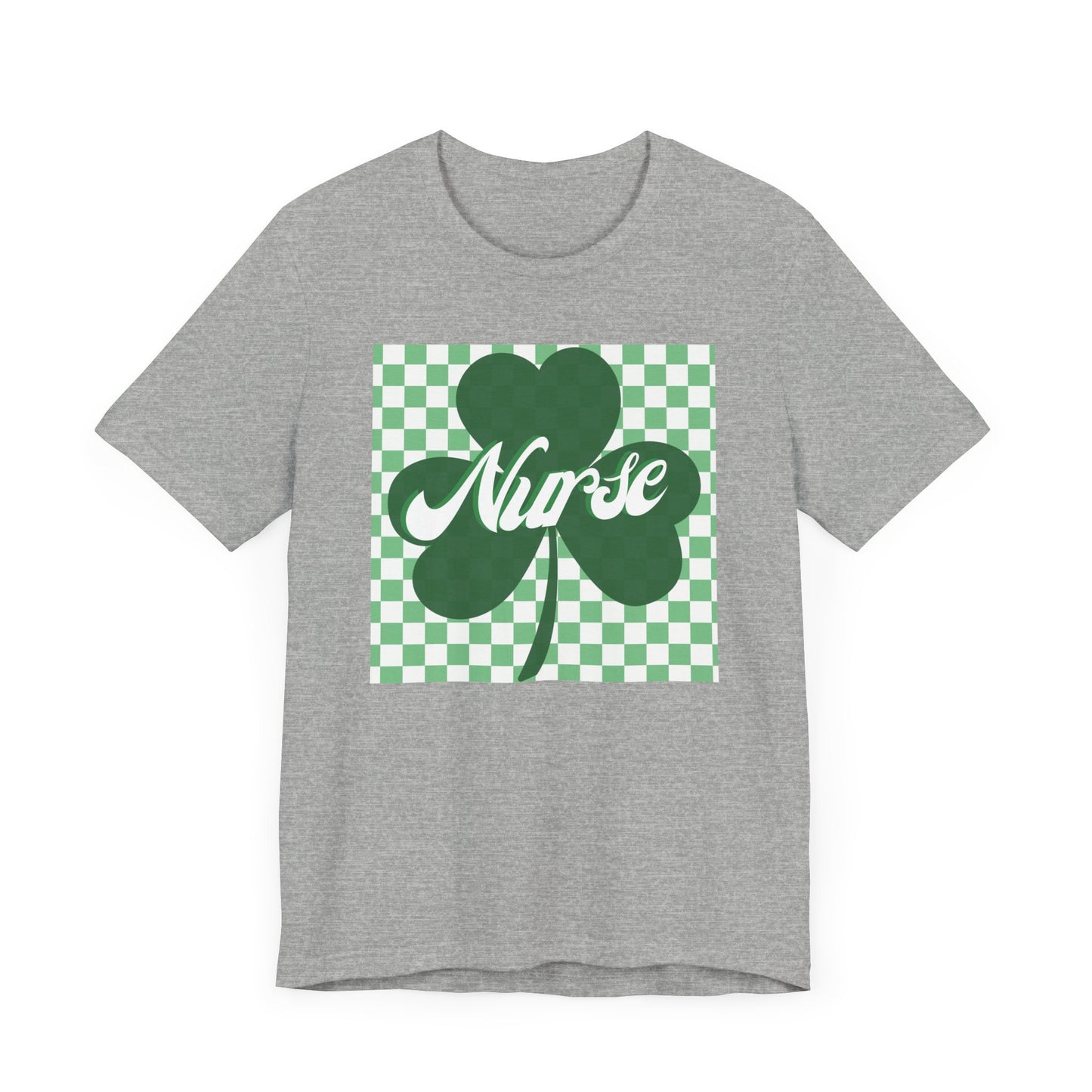 Retro St. Patrick’s Day Nurse Shirt, Comfy, stretchy Bella Canvas