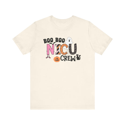 Boo Boo Nicu Crew, pediatric nurse sweatshirt, Halloween sweatshirt, spooky season,NICU nurseHalloween Nurse, comfort colors