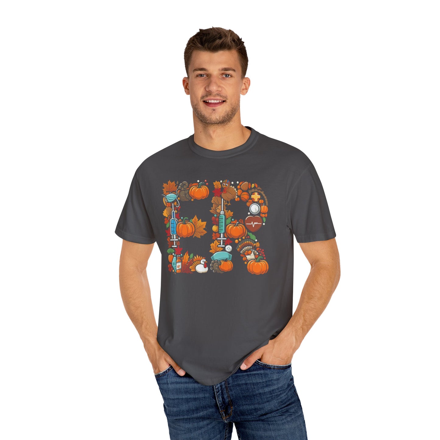 Comfort colors thanksgiving ER shirt
