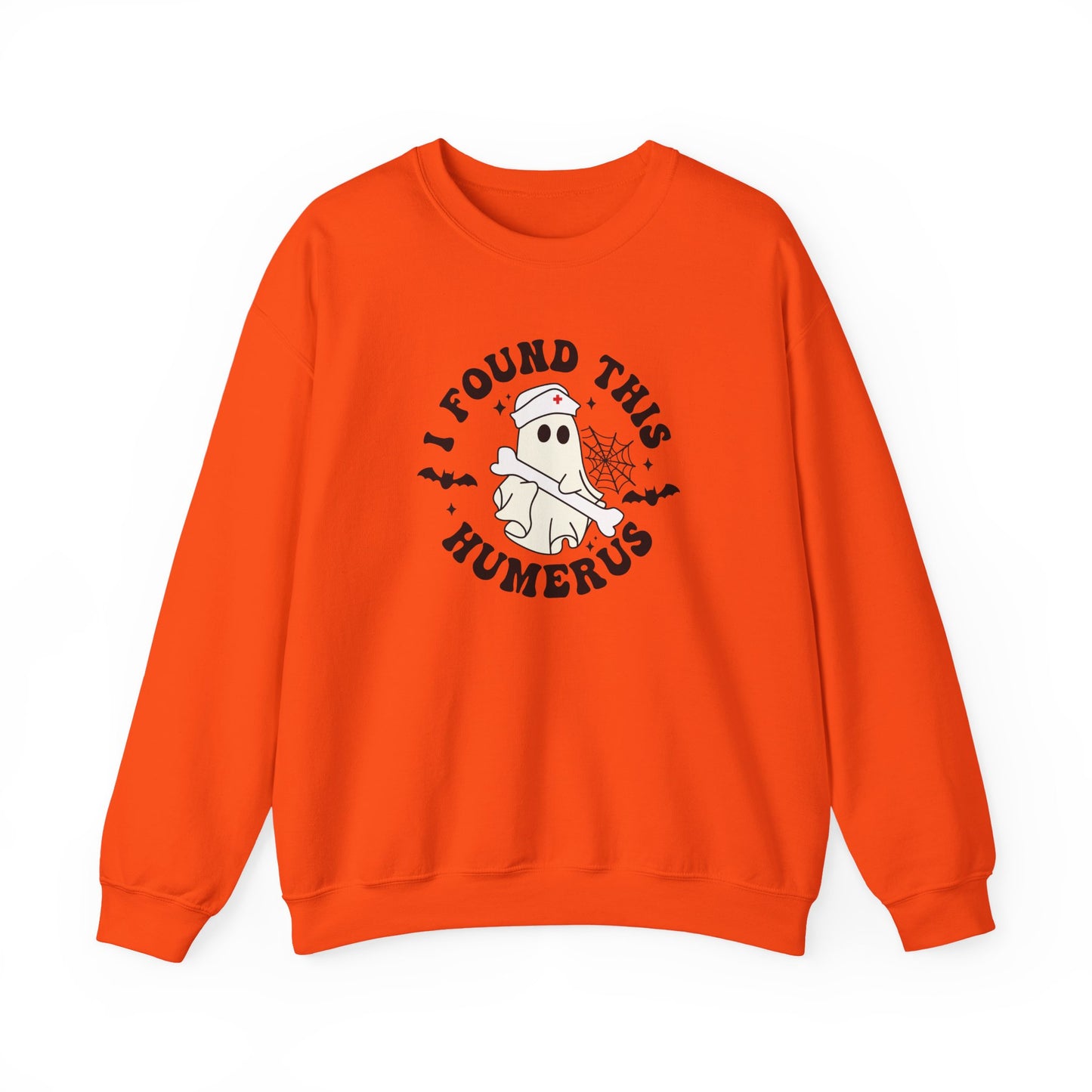 Funny Ghost pediatric nurse sweatshirt, Halloween sweatshirt, spooky season, ER RN, NICU nurse,  Halloween Nurse,, floral Halloween ghost,