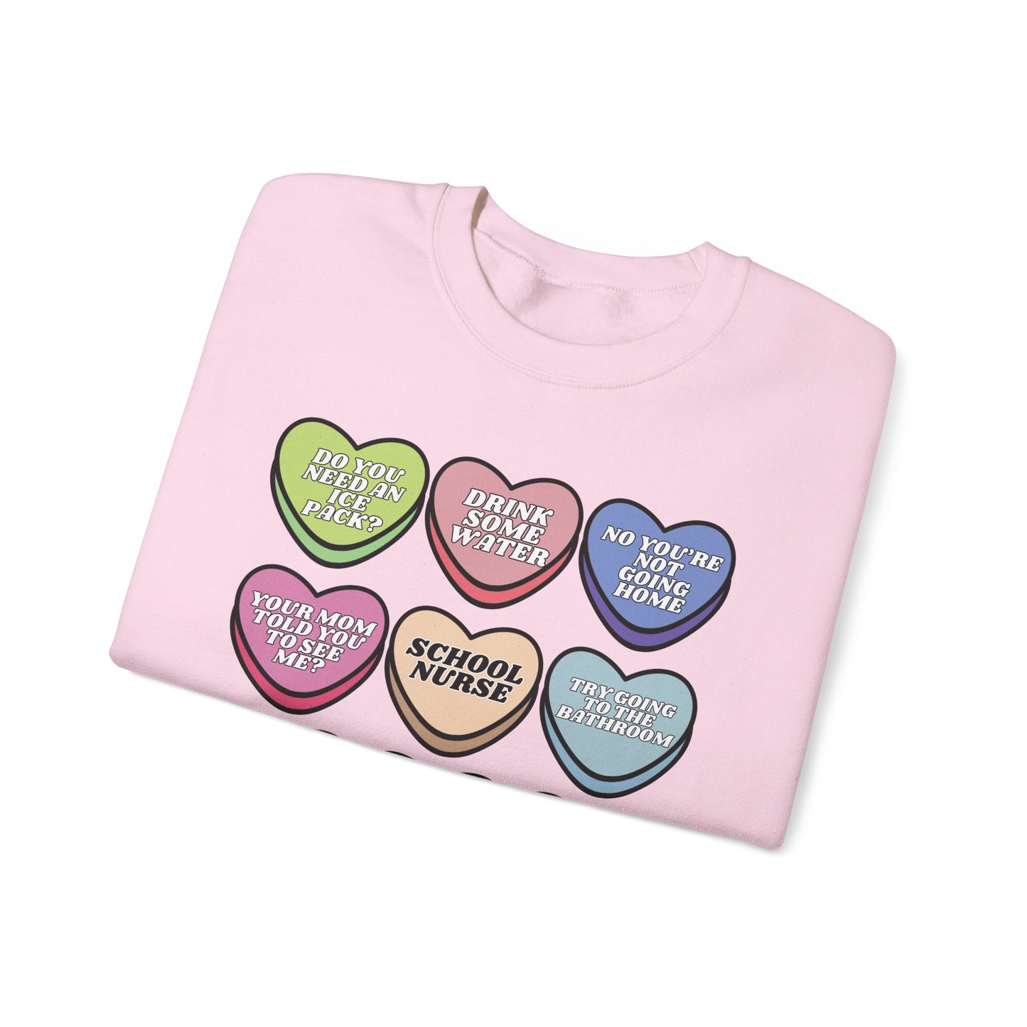 School Nurse Candy Sweatshirt, message me to customize for your unit!