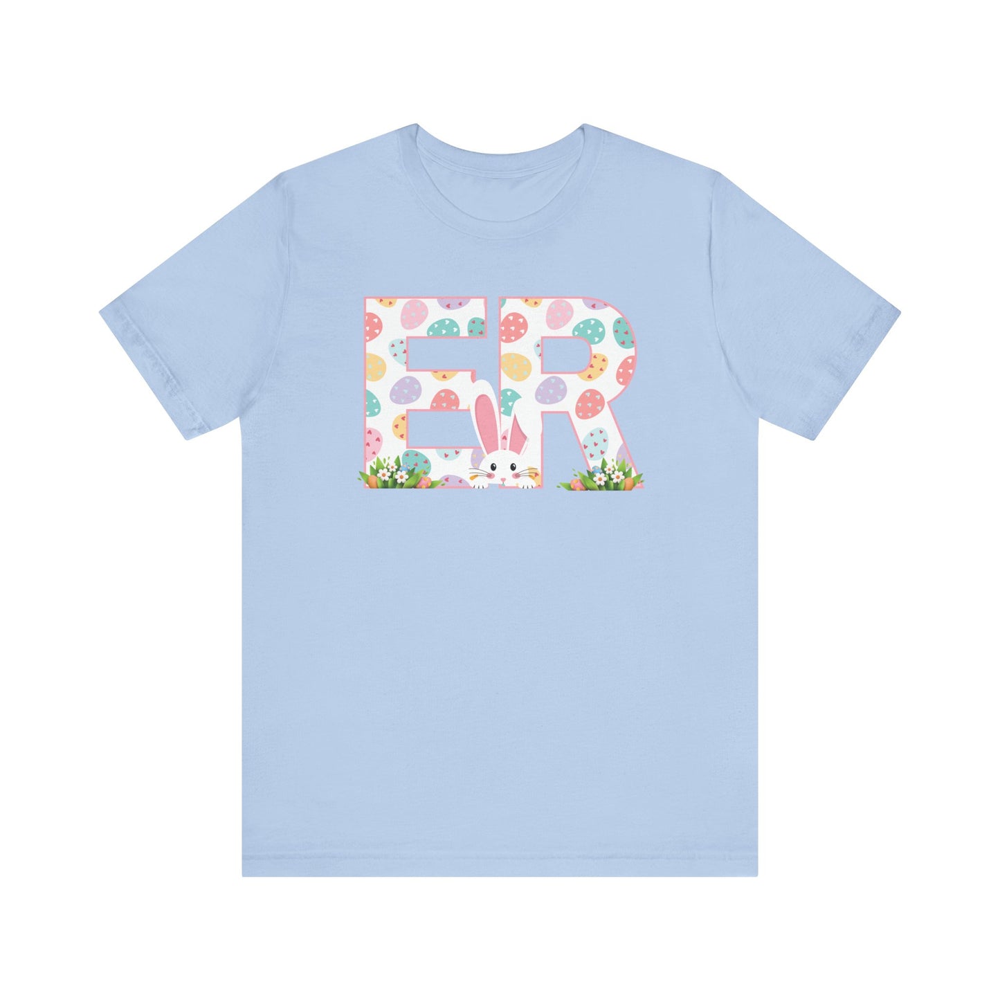 ER Easter Egg shirt, emergency nurse shirt,easter eggs, bunnies