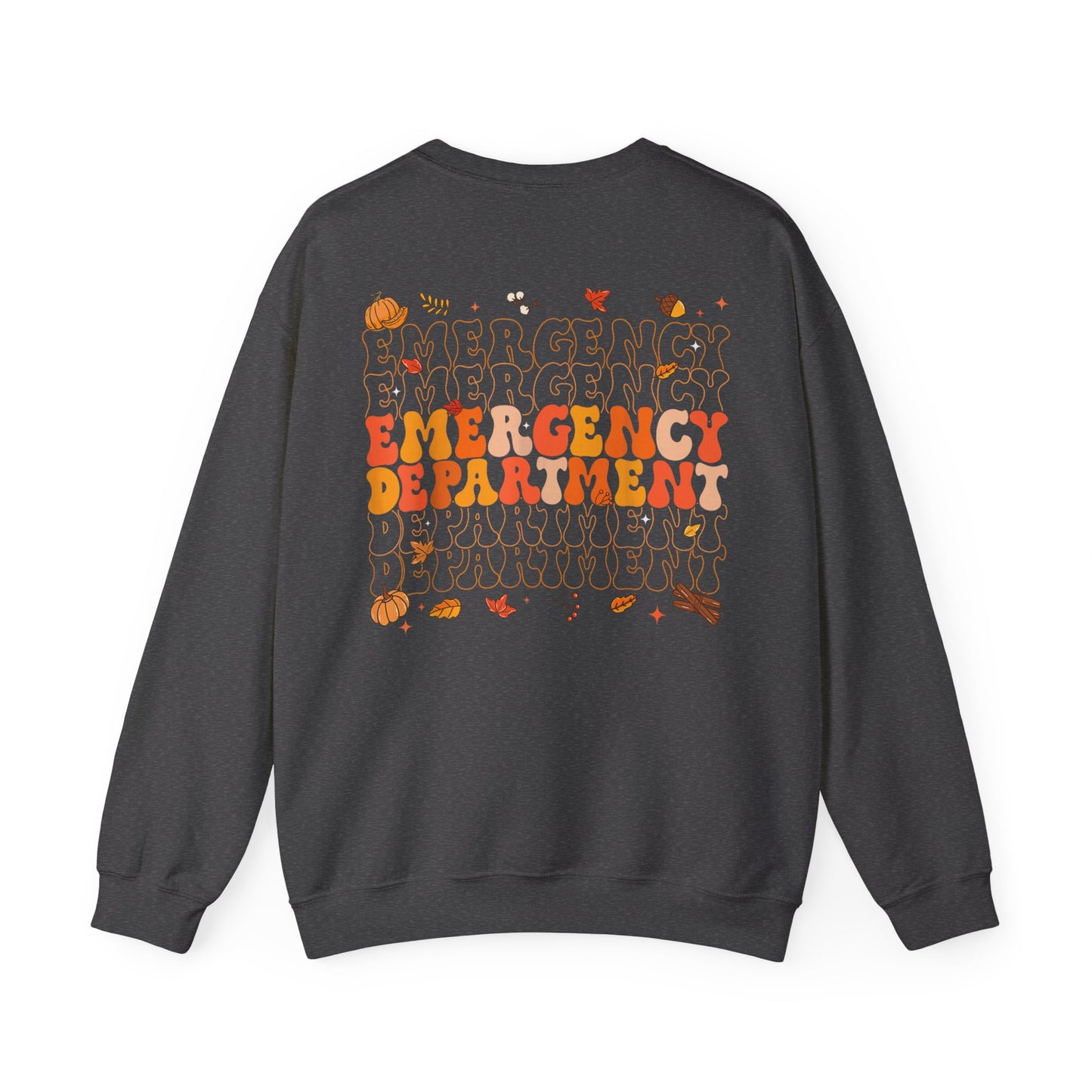 Copy of Turkey front ED sign, thanksgiving theme ED Nurse longsleeve , pediatric nurse shirt, comfort colors turkey nurse shirt, Peds nurse,fall nurse shirt