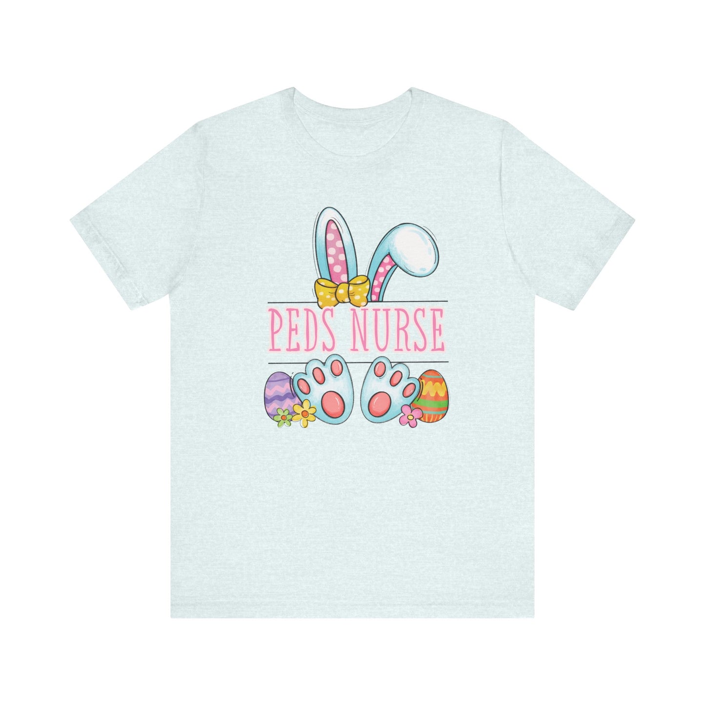 Easter Women Shirt, Retro Chick,Peds Nurse shirt, Easter nurse,