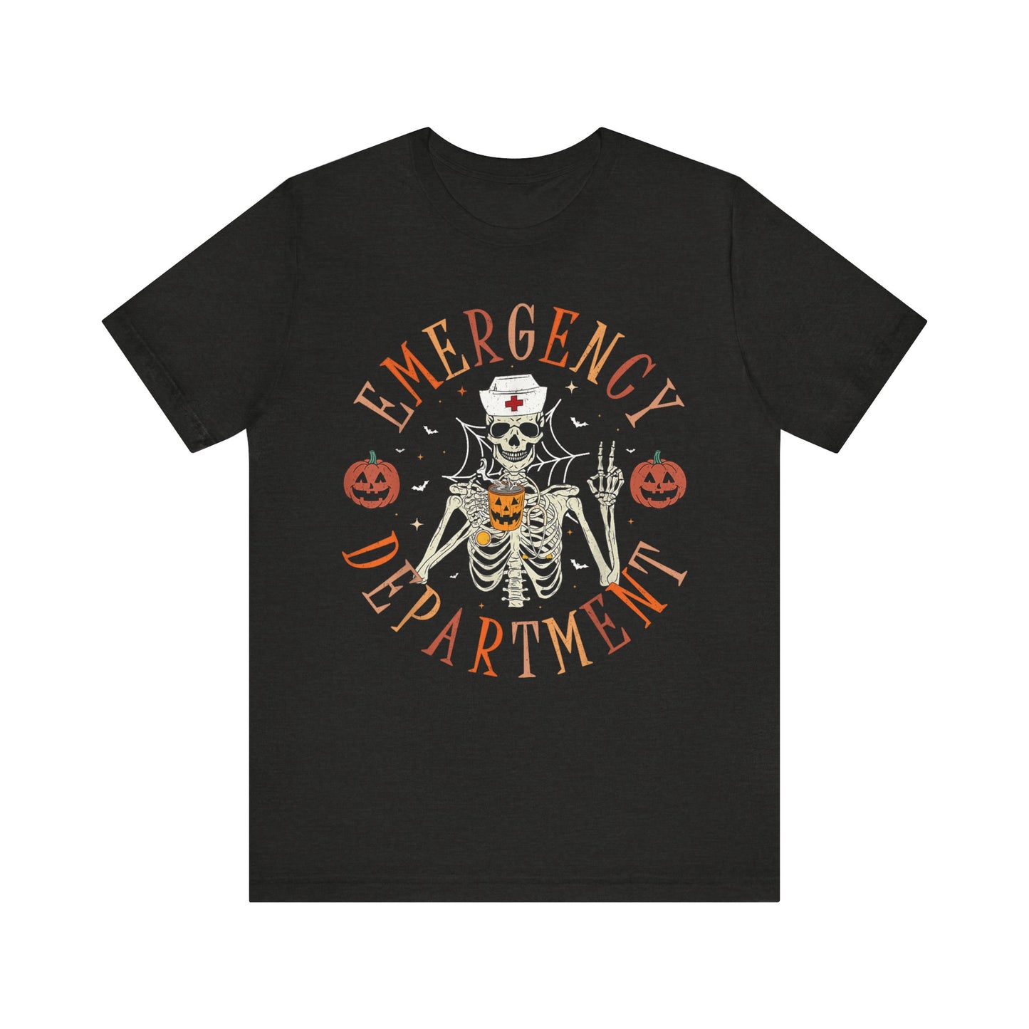 Skeleton ED Nurse , pediatric nurse Halloween shirt, gildan skeleton nurse shirt, Peds nurse , Spooky nurse shirt
