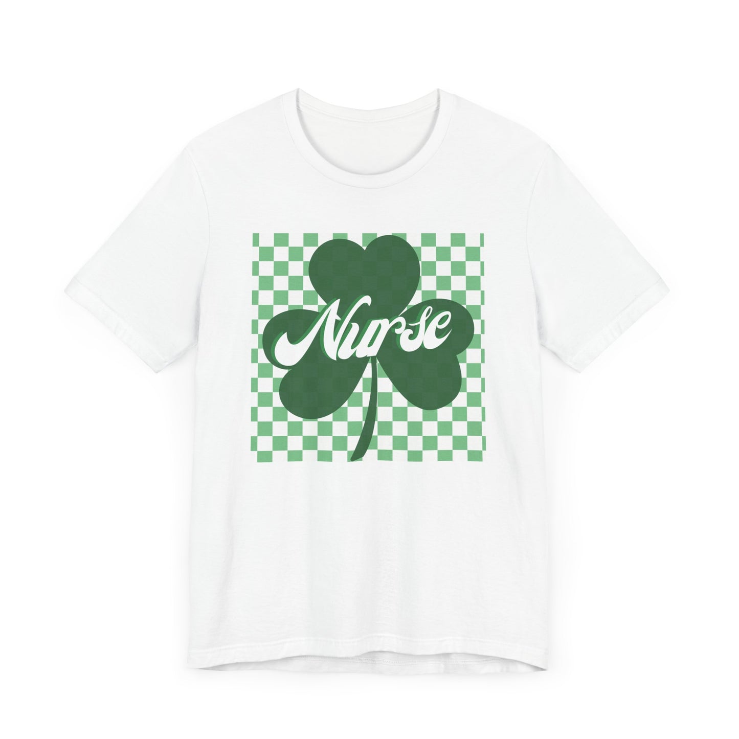 Retro St. Patrick’s Day Nurse Shirt, Comfy, stretchy Bella Canvas