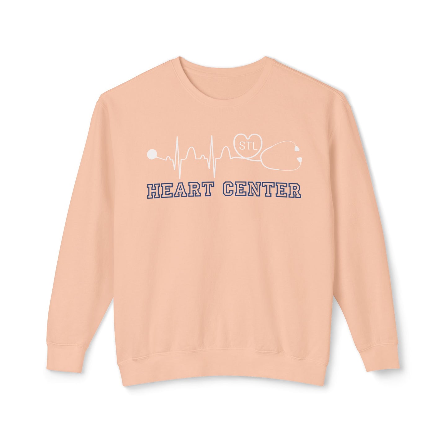 Heart Center EKG STL Comfort Colors Sweatshirt
