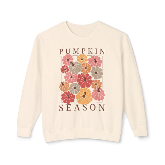 Cutest pumpkin season retro comfort colors sweatshirt, perfect for all fall girlies !