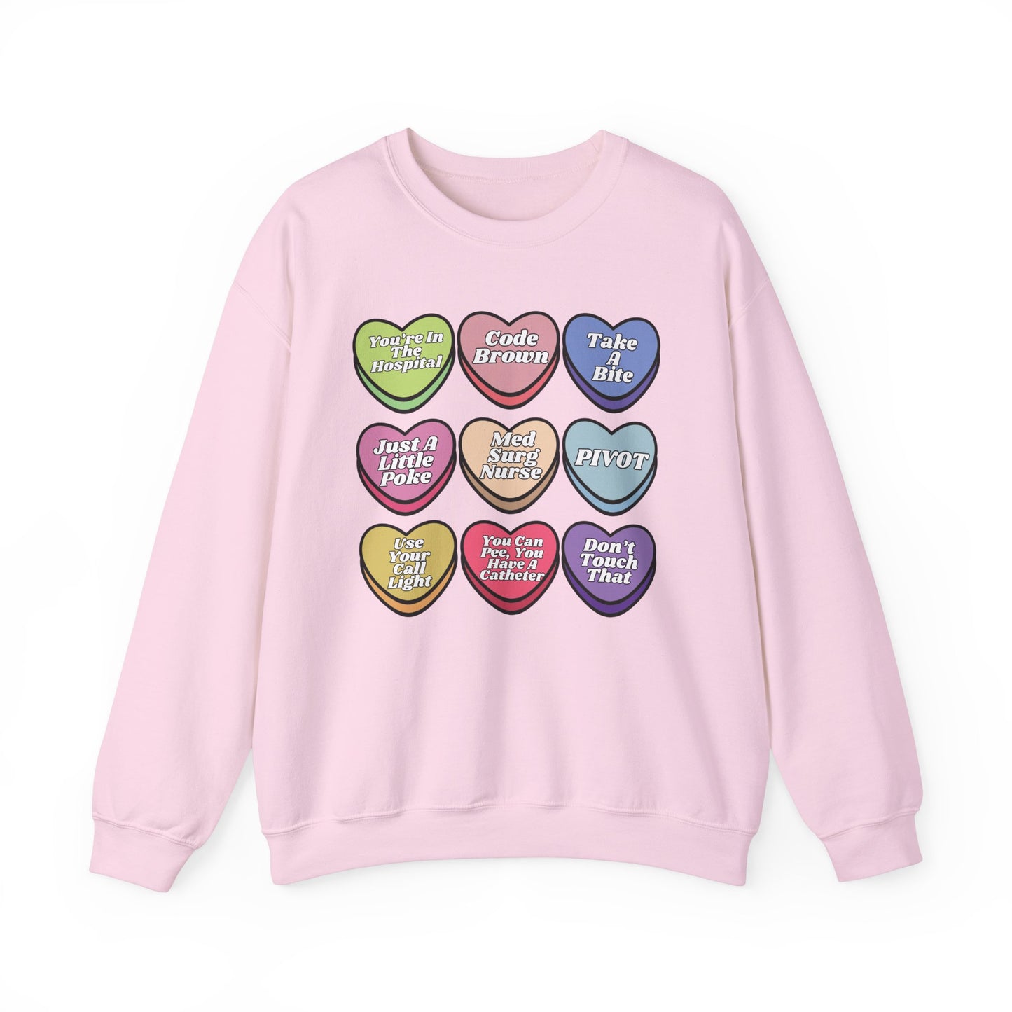 Med Surg Candy Sweatshirt, message me to customize for your unit!