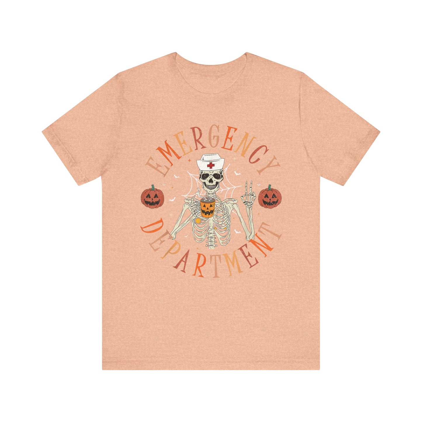 Skeleton ED Nurse , pediatric nurse Halloween shirt, gildan skeleton nurse shirt, Peds nurse , Spooky nurse shirt