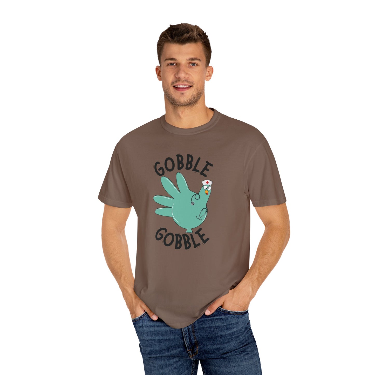 Comfort colors gobble gobble funny tshirt, nurse gobble shirt