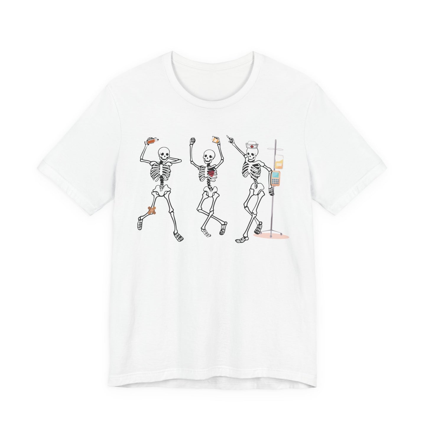 Dancing Skeleton Halloween Tshirt, Halloween shirt, nurse tshirt , spooky season, funny Halloween sweatshirt