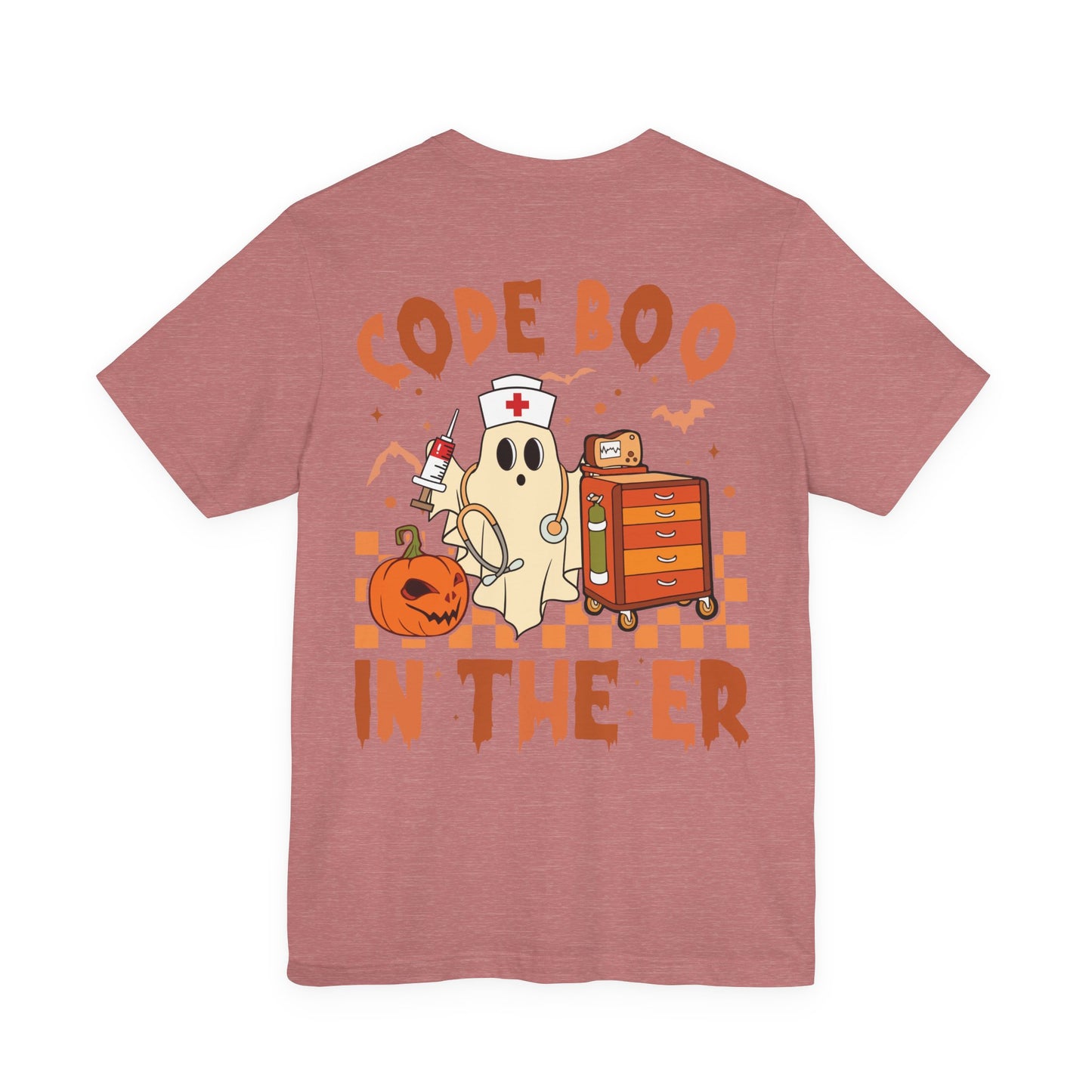 Code Boo in the ER, pediatric nurse Halloween shirt, ghost nurse shirt, Peds nurse , Spooky nurse shirt
