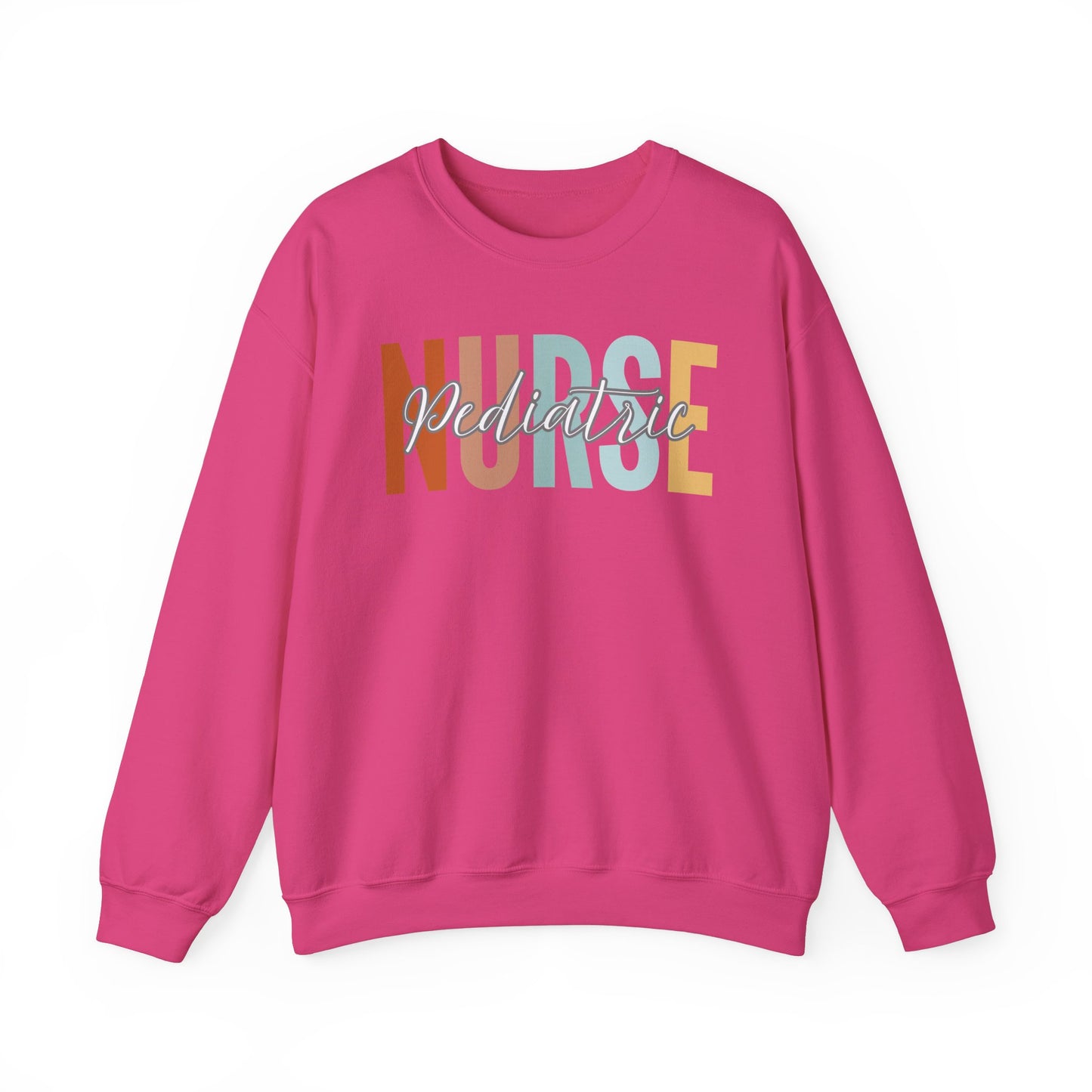 Rainbow Pediatric Nurse Gildan Sweatshirt