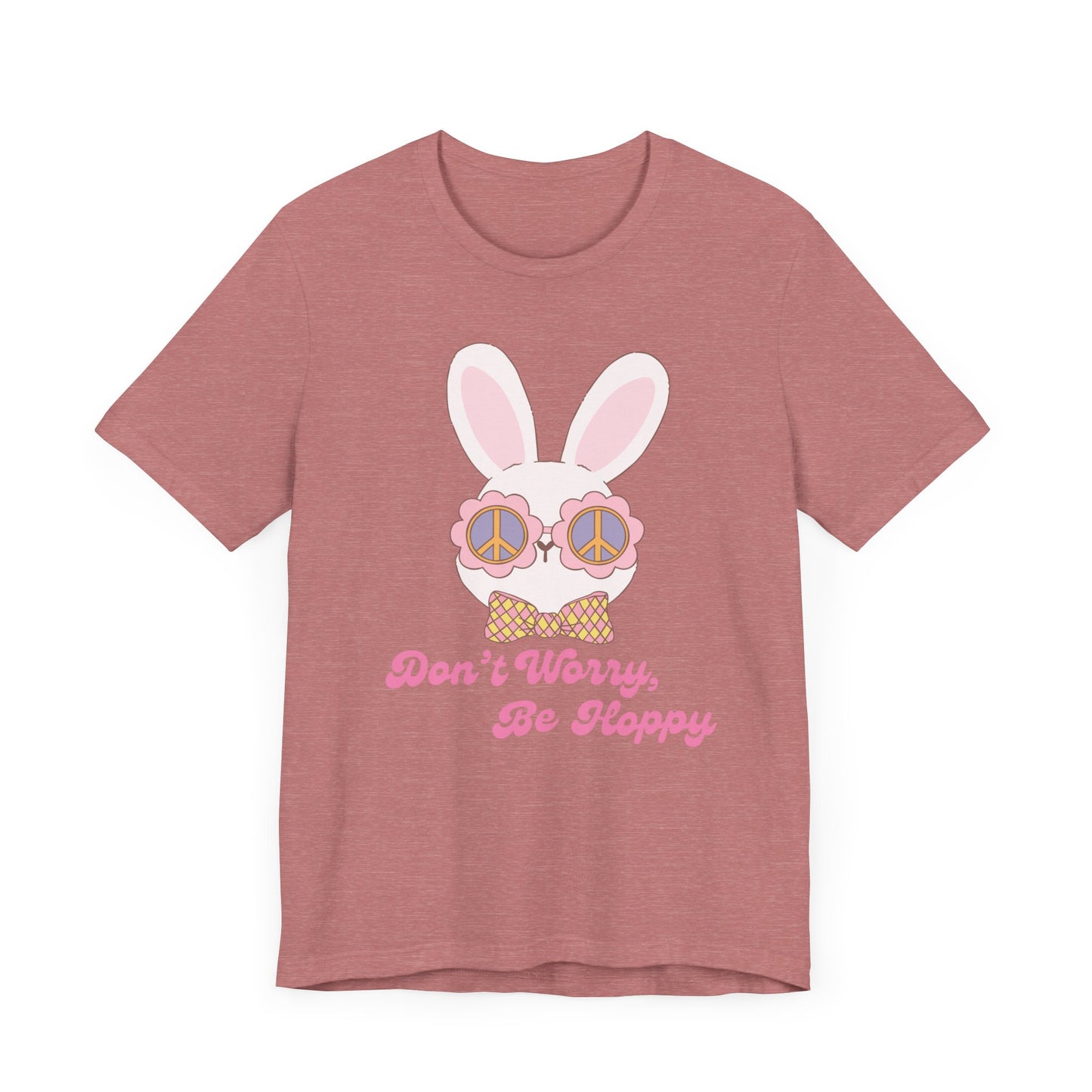 Don't Worry Be Hoppy cute Easter Shirt, bella canvas, comfy tshirt