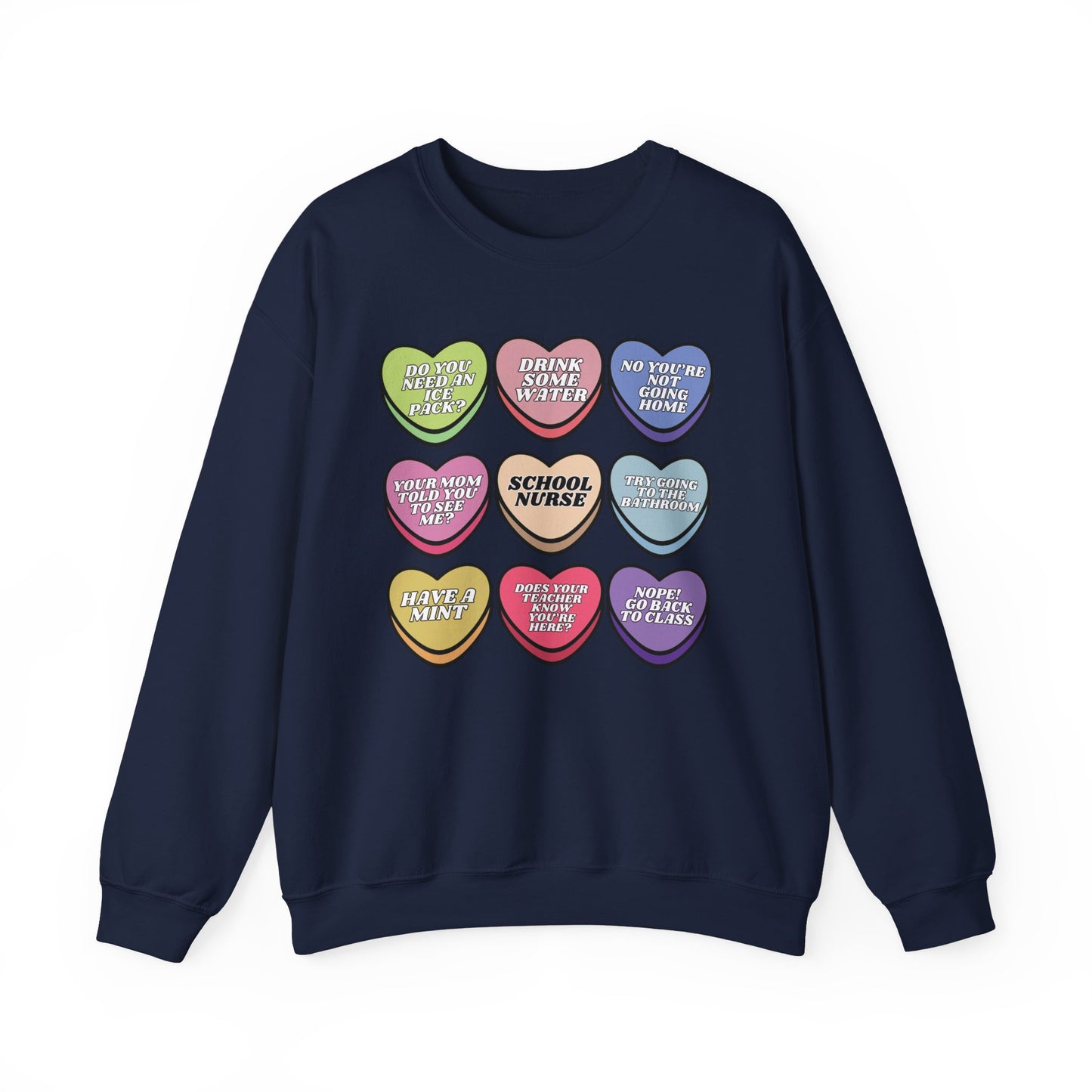 School Nurse Candy Sweatshirt, message me to customize for your unit!