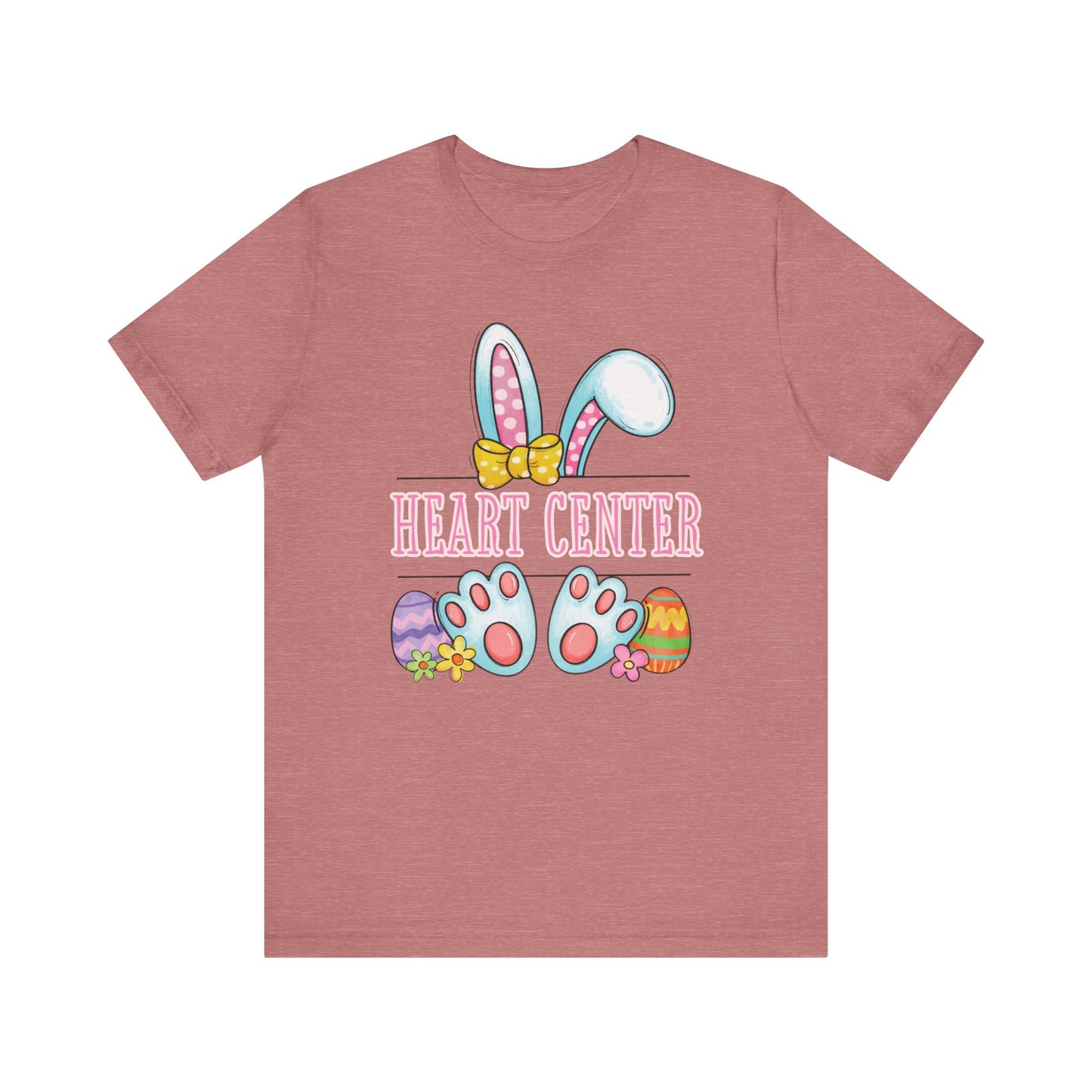 Heart Center Adorable Bunny Shirt Retro Chick, Nurse shirt, Easter nurse, Comfy and cute for work or play!