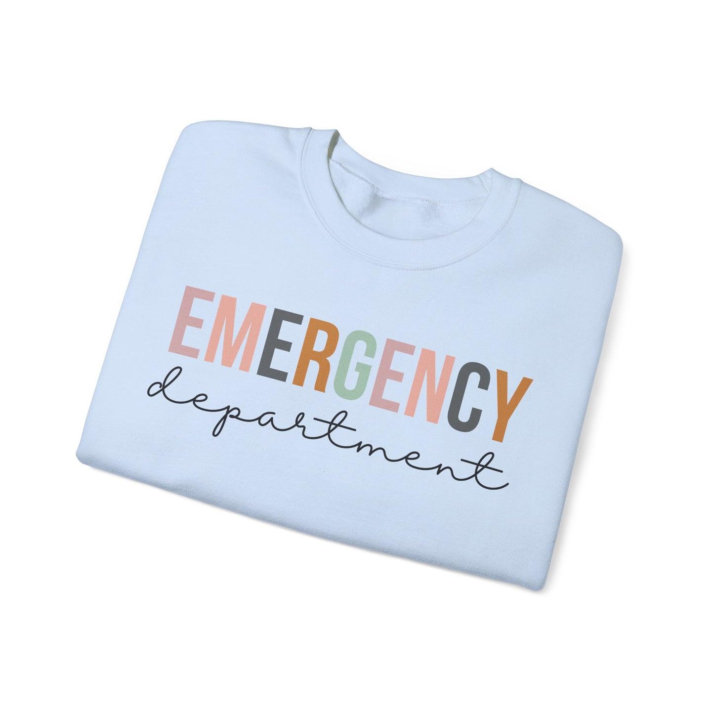 Emergency Department Simple and Cute Gildan Sweatshirt