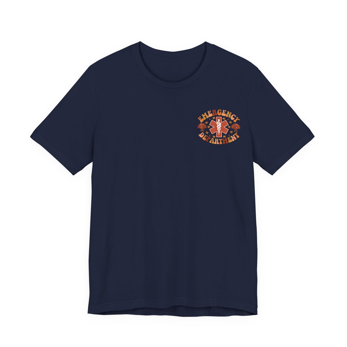 Turkey front ED sign, thanksgiving theme ED Nurse , pediatric nurse shirt, gildan turkey nurse shirt, Peds nurse,fall nurse shirt