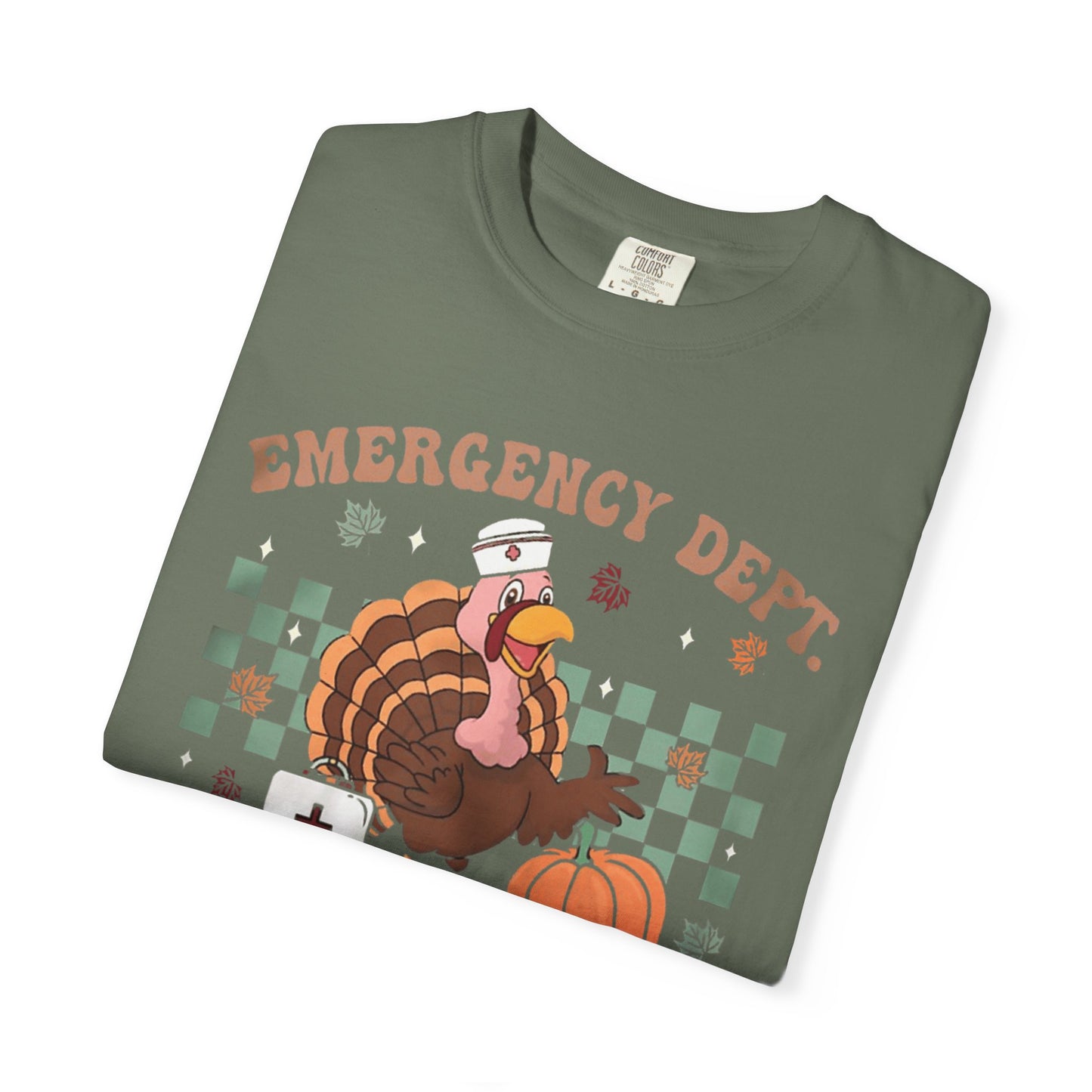 Comfort colors gobble squad tshirt, emergency gobble squad