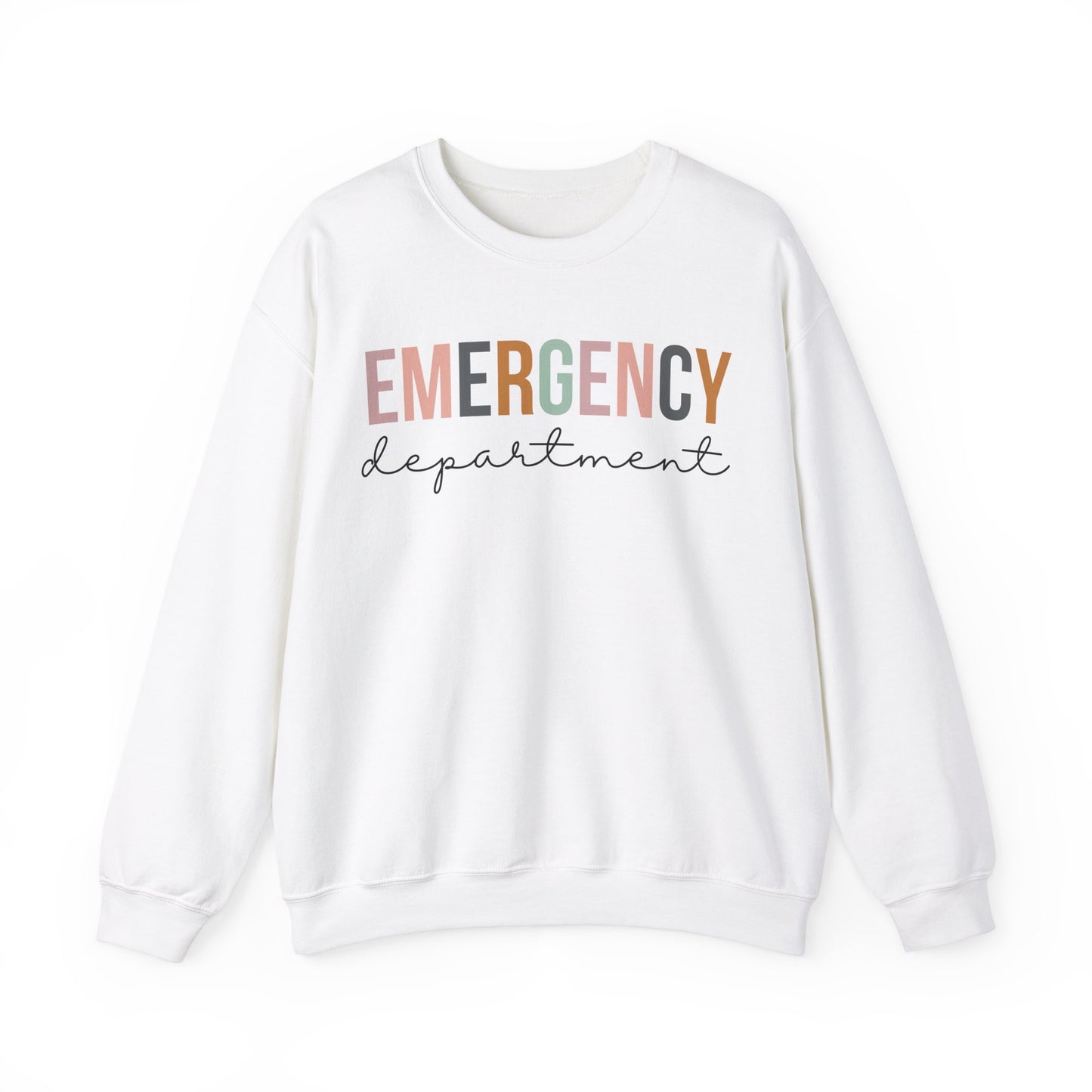 Emergency Department Simple and Cute Gildan Sweatshirt