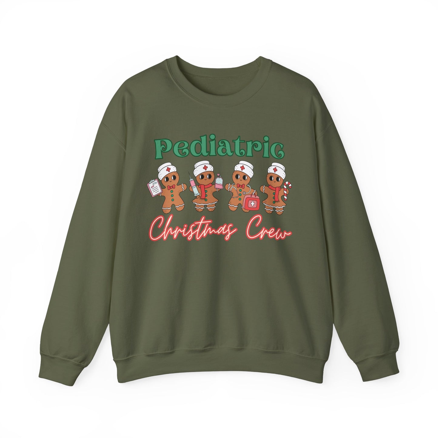 Pediatric Nurse Christmas sweatshirt, Gingerbread nurse, ER Nurse Christmas sweater, Pediatric Nurse, Christmas Crew, perfect for groups!