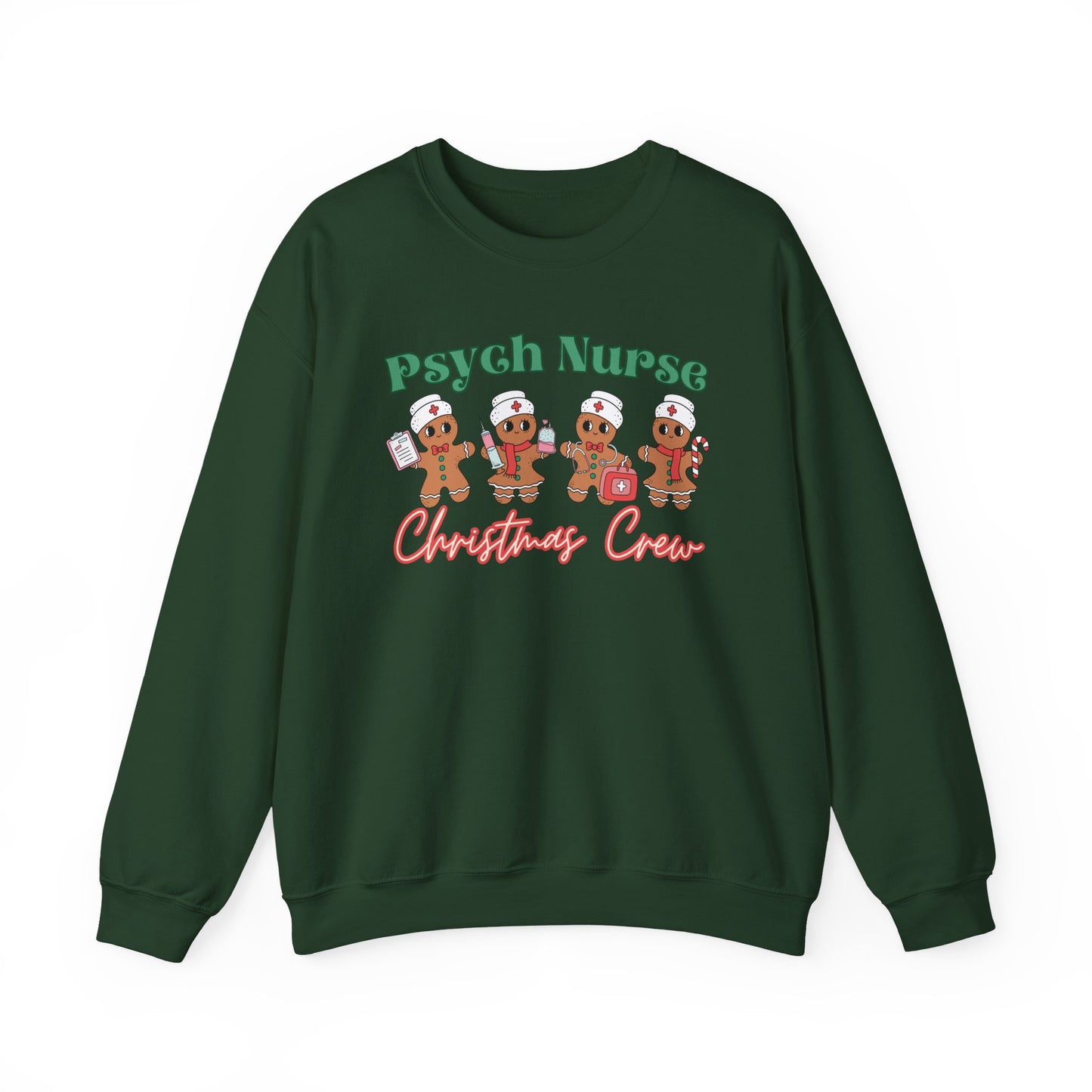 Psych Nurse Christmas Crew, Gingerbread nurse, Nurse. Christmas sweater, Psych Nurse, Christmas Crew
