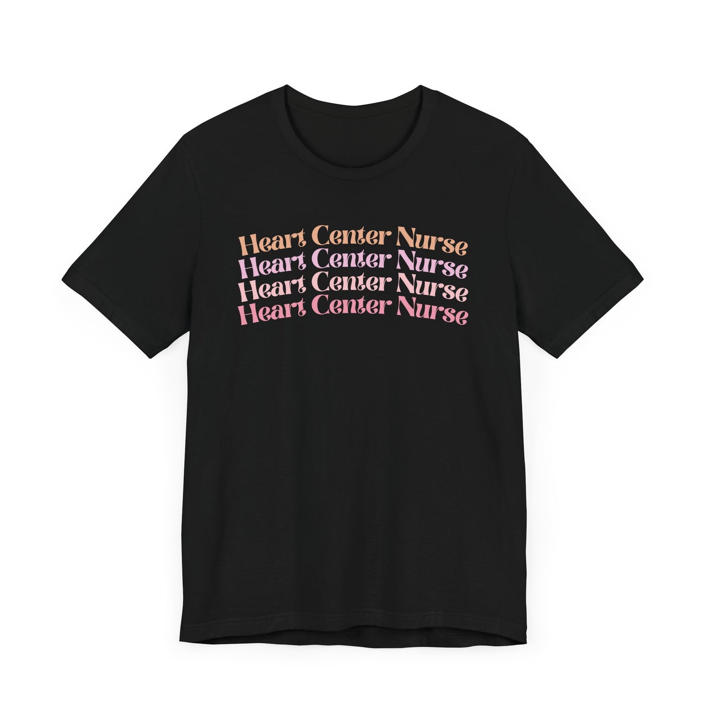 Heart Center Nurse Shirt, Cardiac Nurse Shirt, groovy nurse tees, nurse shirt for work, RN nurse shirt, cute nurse shirt, registered nurse