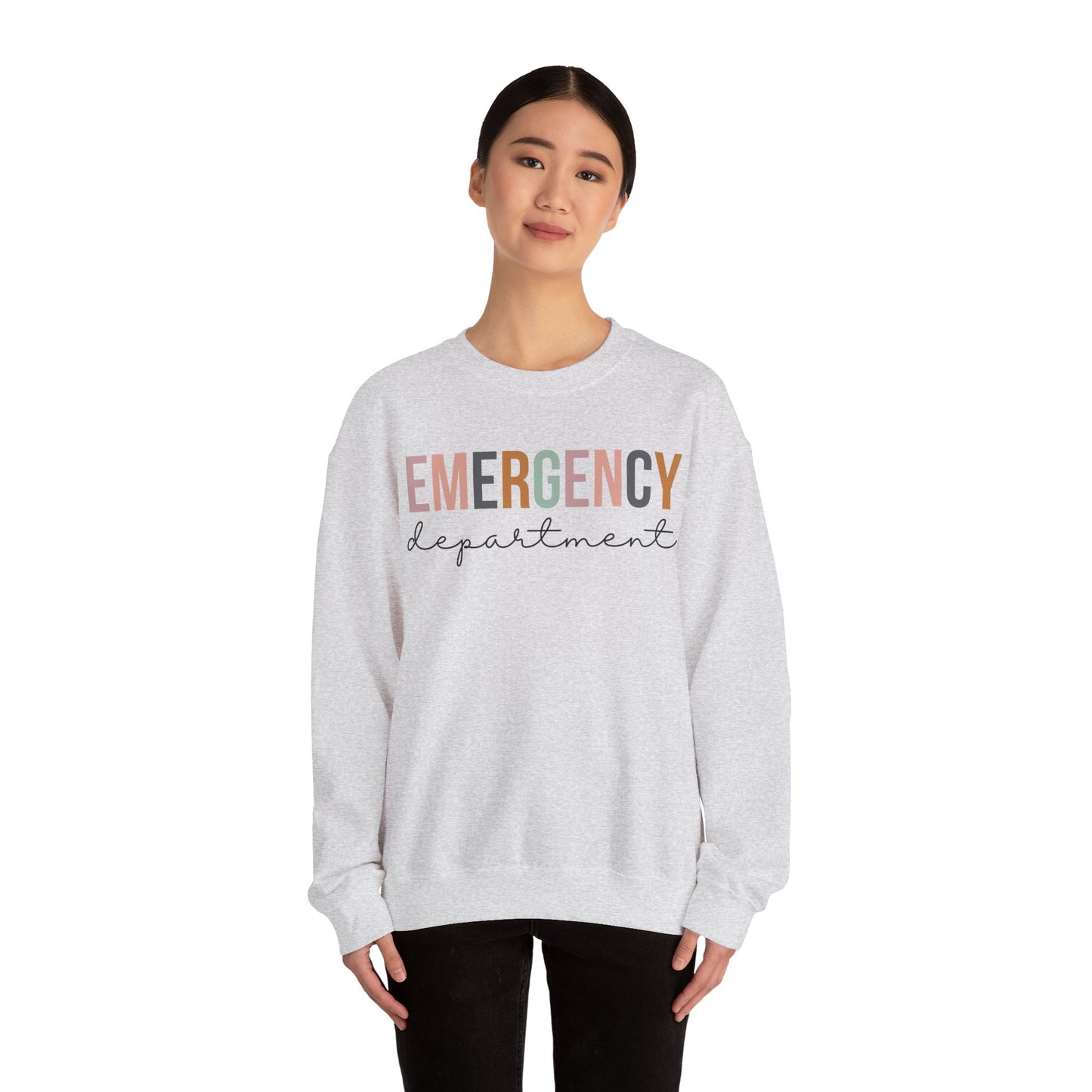 Emergency Department Simple and Cute Gildan Sweatshirt