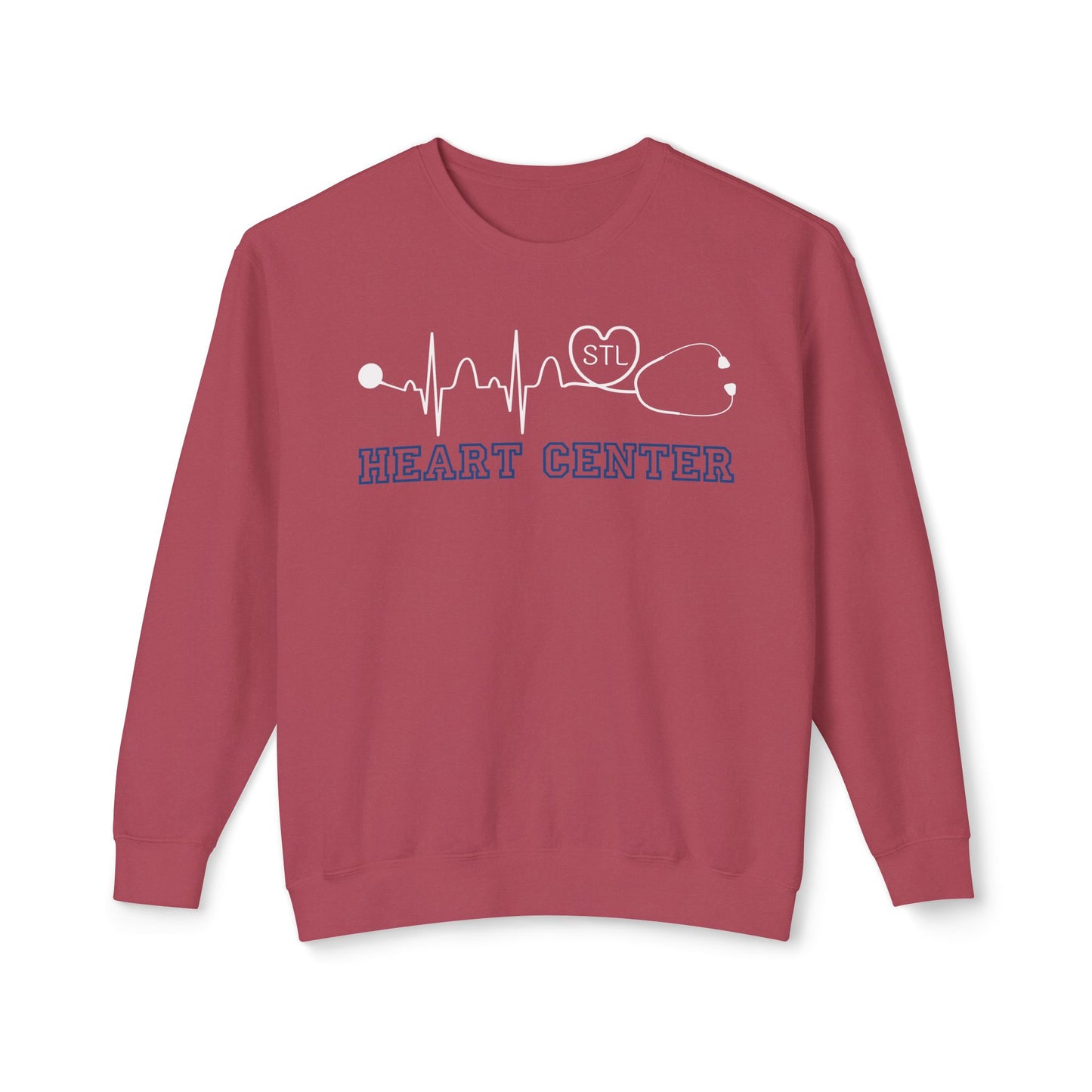 Heart Center EKG STL Comfort Colors Sweatshirt
