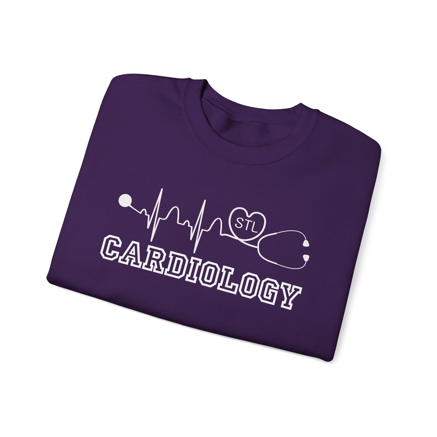 STL Cardiology EKG RN Comfy Gildan Sweatshirt, EKG STL  love, wear out or at work!