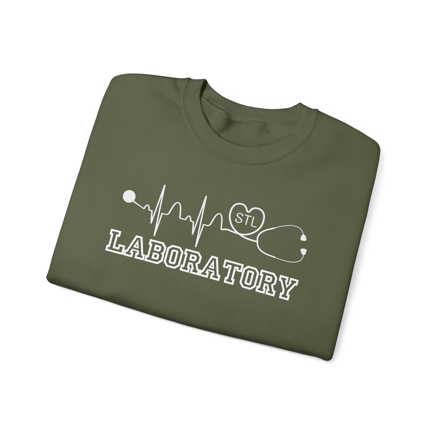 STL laboratory EKG RN Comfy Gildan Sweatshirt, EKG STL  love, wear out or at work!